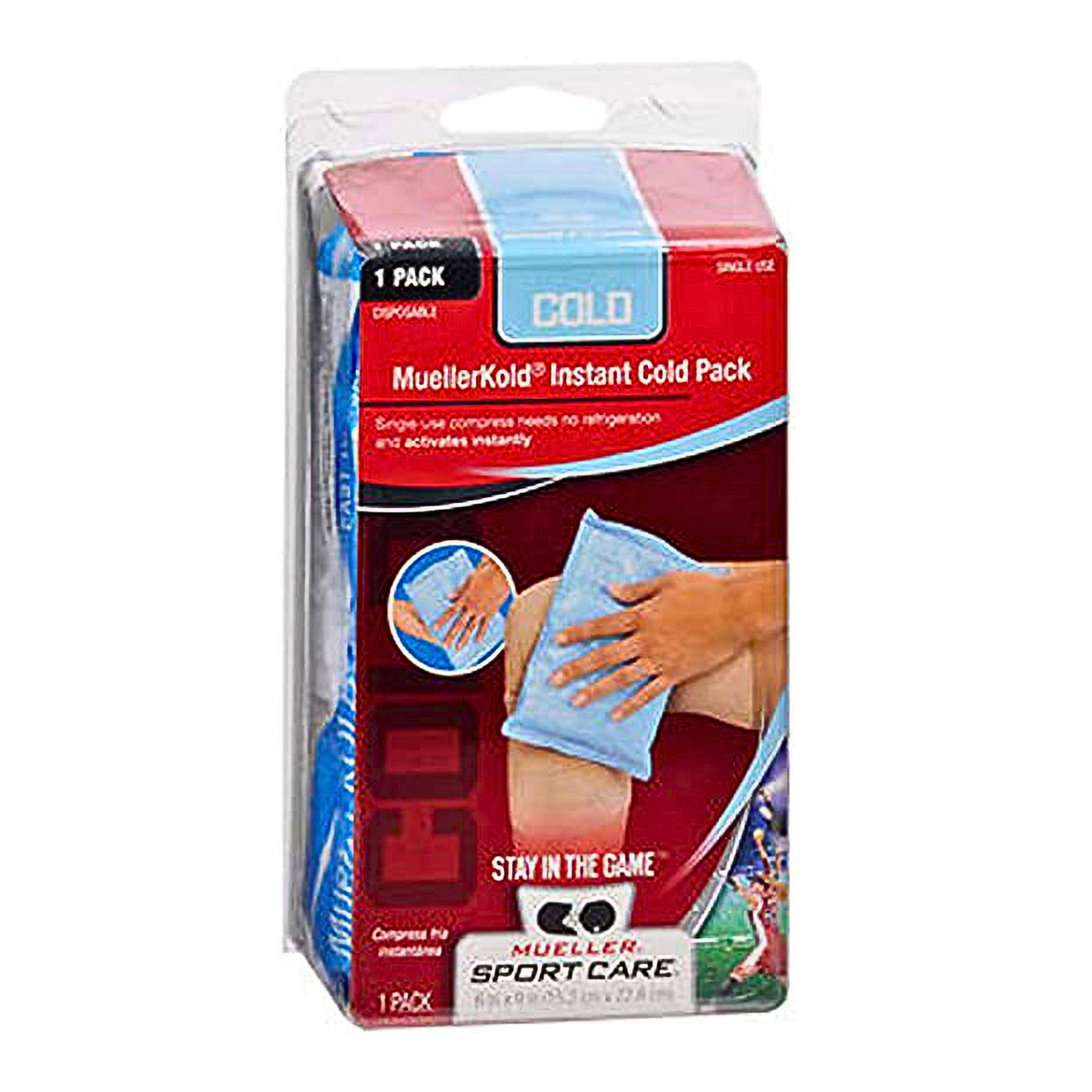 Mueller, Instant MuellerKold Pack, Fast-Acting Cold Therapy for Pain Relief, Blue