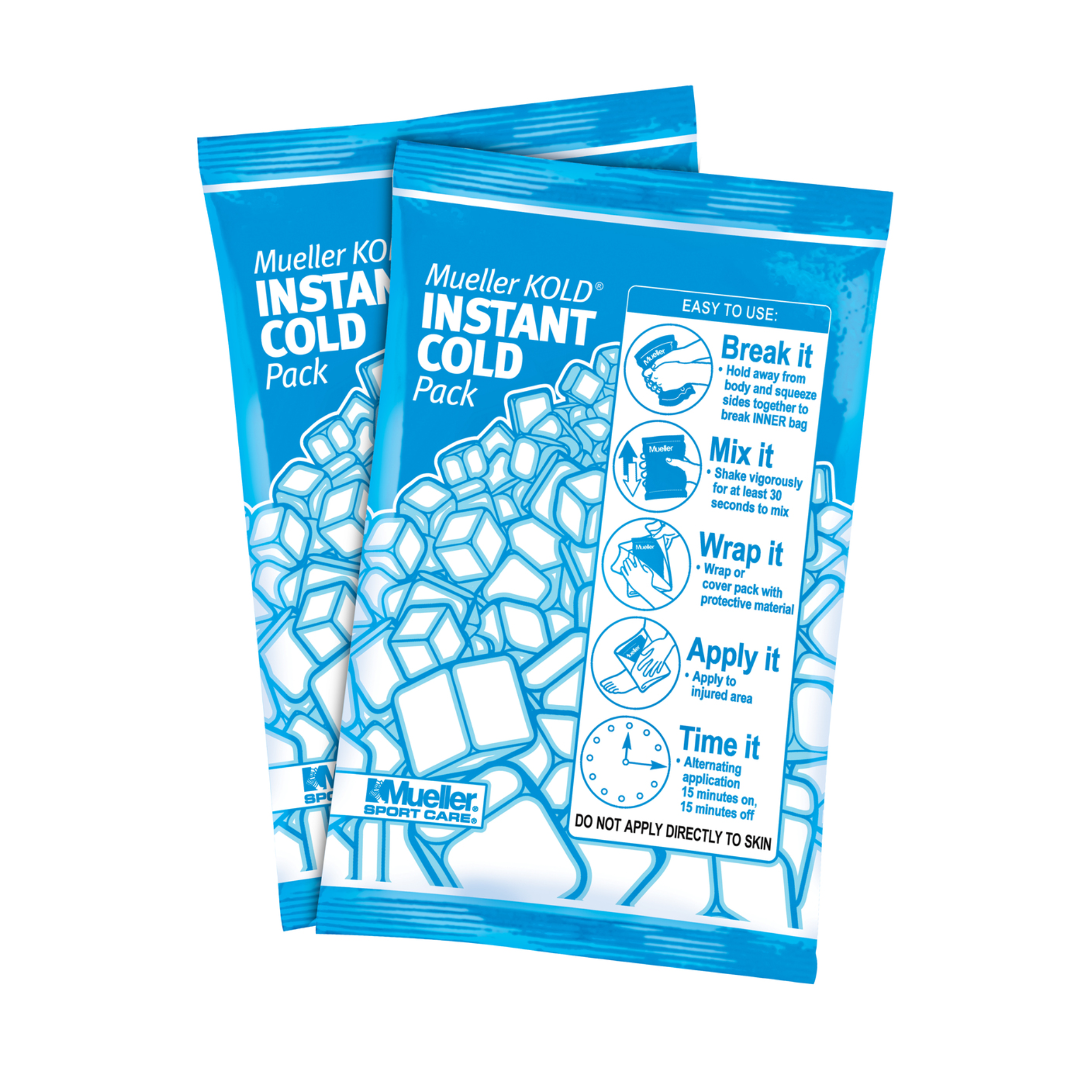Mueller, Kold Instant Cold Pack, Fast-Acting Cold Therapy for Pain Relief, Pack of 2