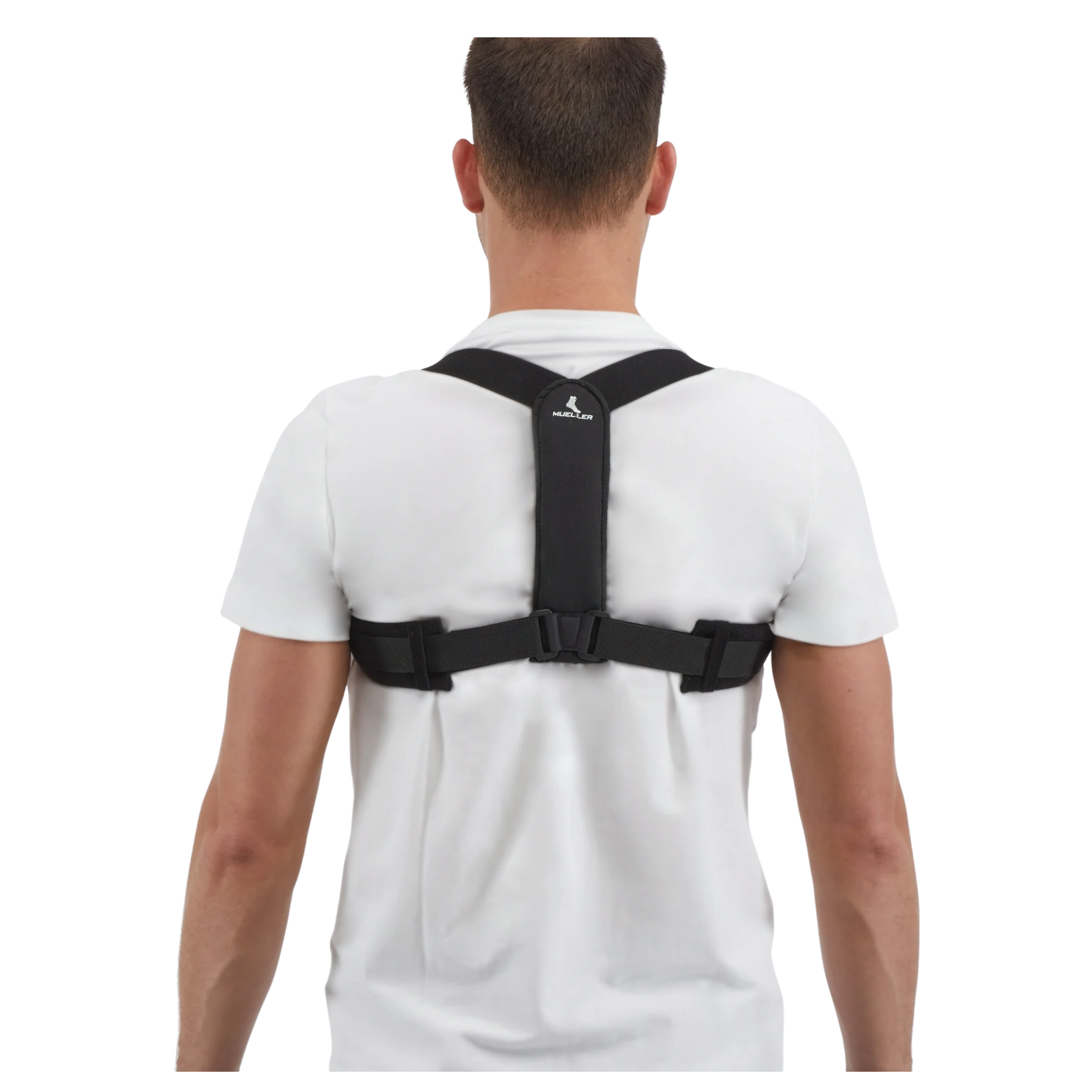 Mueller, Adjustable Posture Support, Black, Unisex, One Size Fits Most