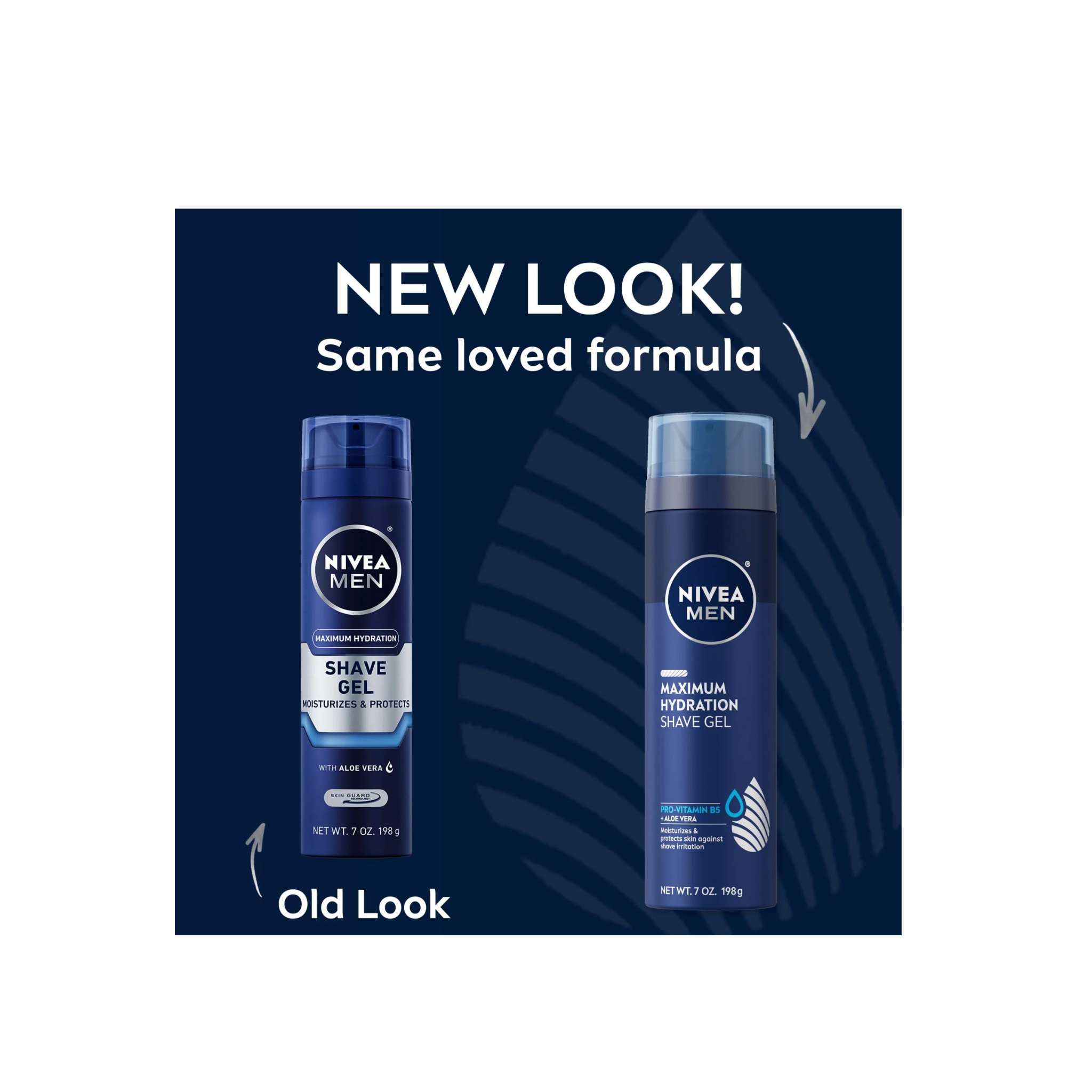 NIVEA MEN, Maximum Hydration Shave Gel, Moisturizing Formula for Smooth Shaving, 7 oz Can