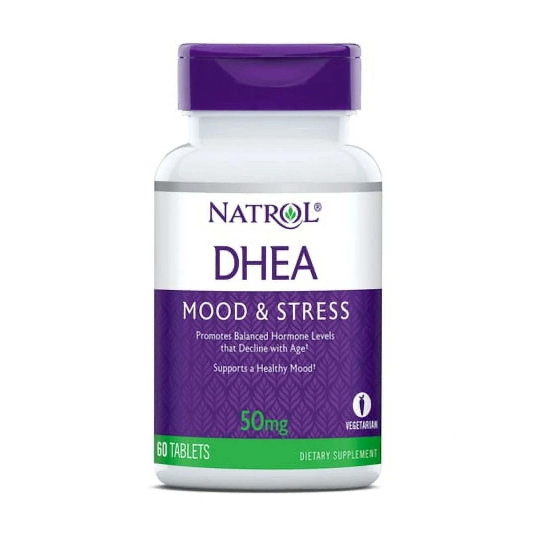 Natrol, DHEA Supplement, 50 mg, Supports Hormonal Balance & Healthy Aging, 60 Tablets