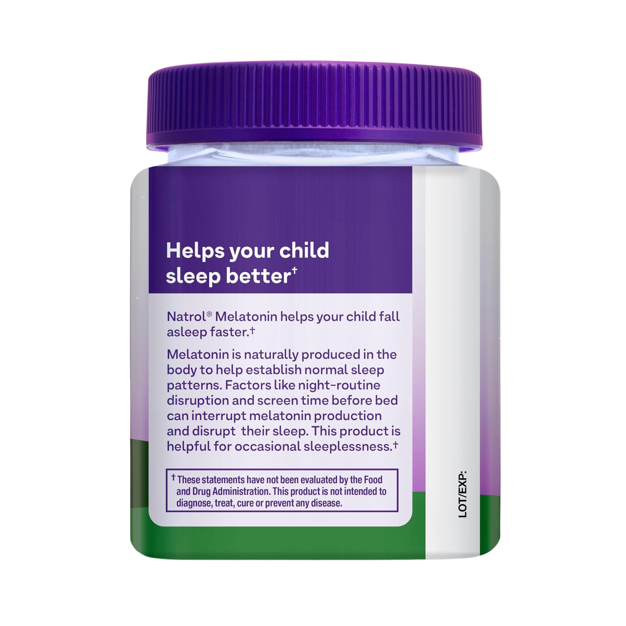 Natrol, Kids Melatonin Gummies, 1mg Sleep Support, Raspberry Flavor, 90 Count