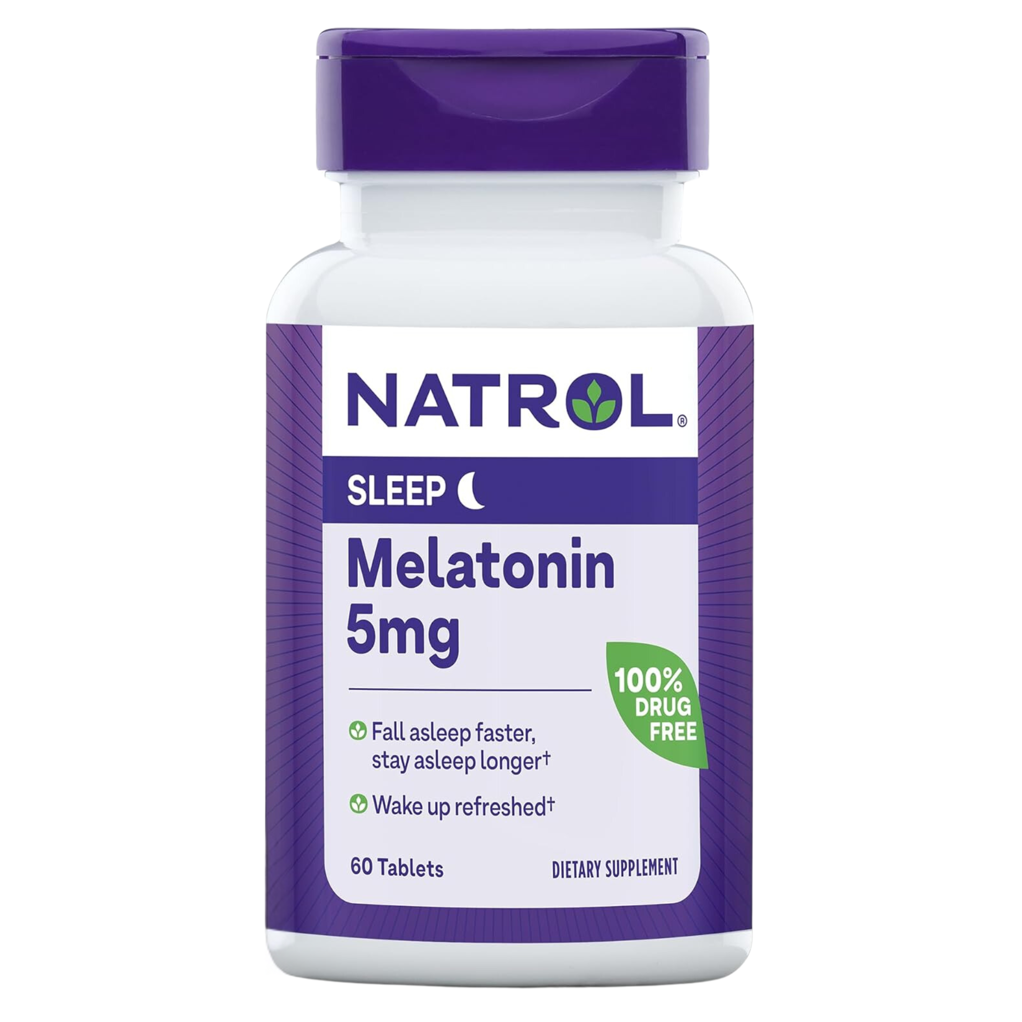 Natrol, Melatonin Tablets, 5mg Nighttime Sleep Support, 60 Count