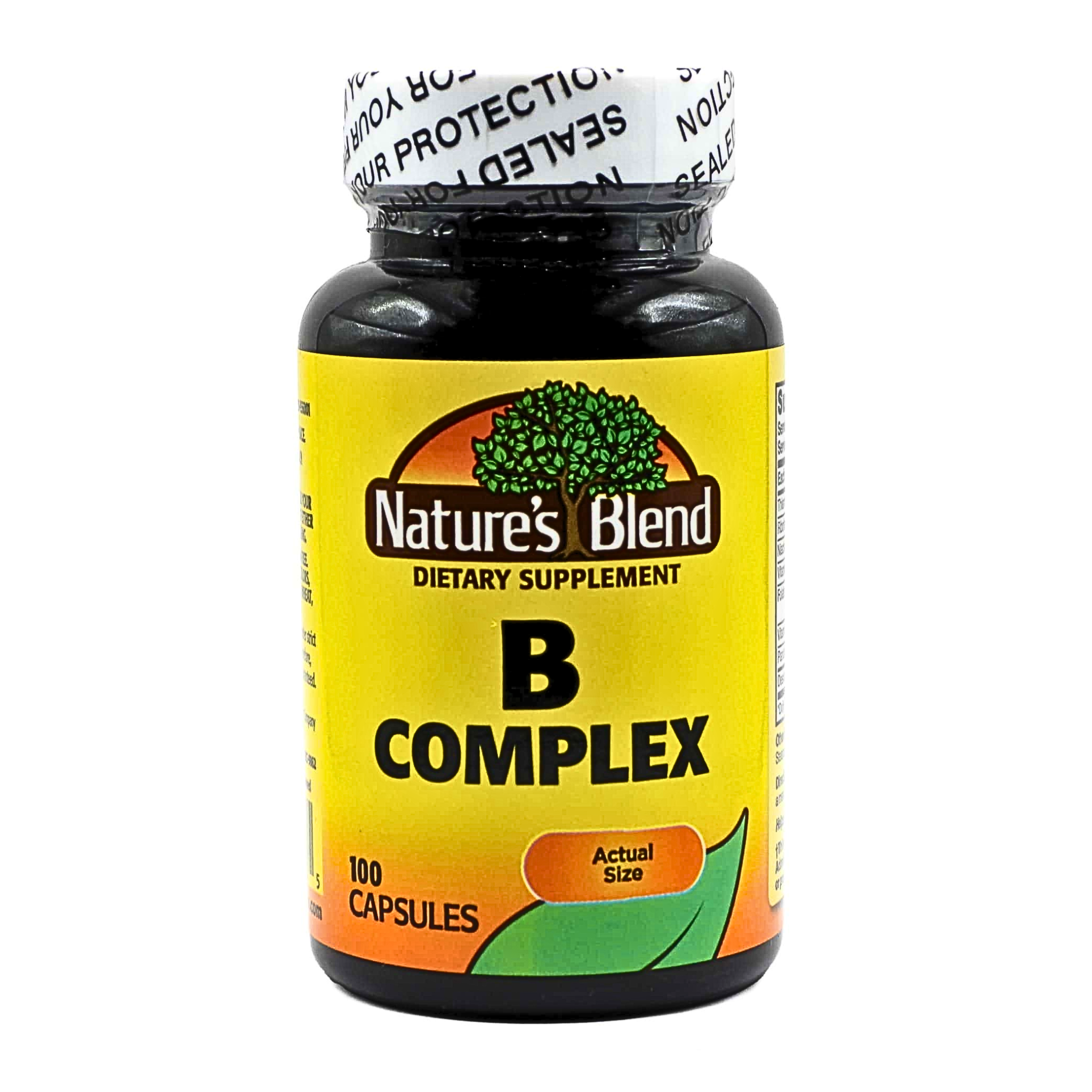 Nature's Blend, B Complex Capsules, Energy & Metabolism Support, 100 Count
