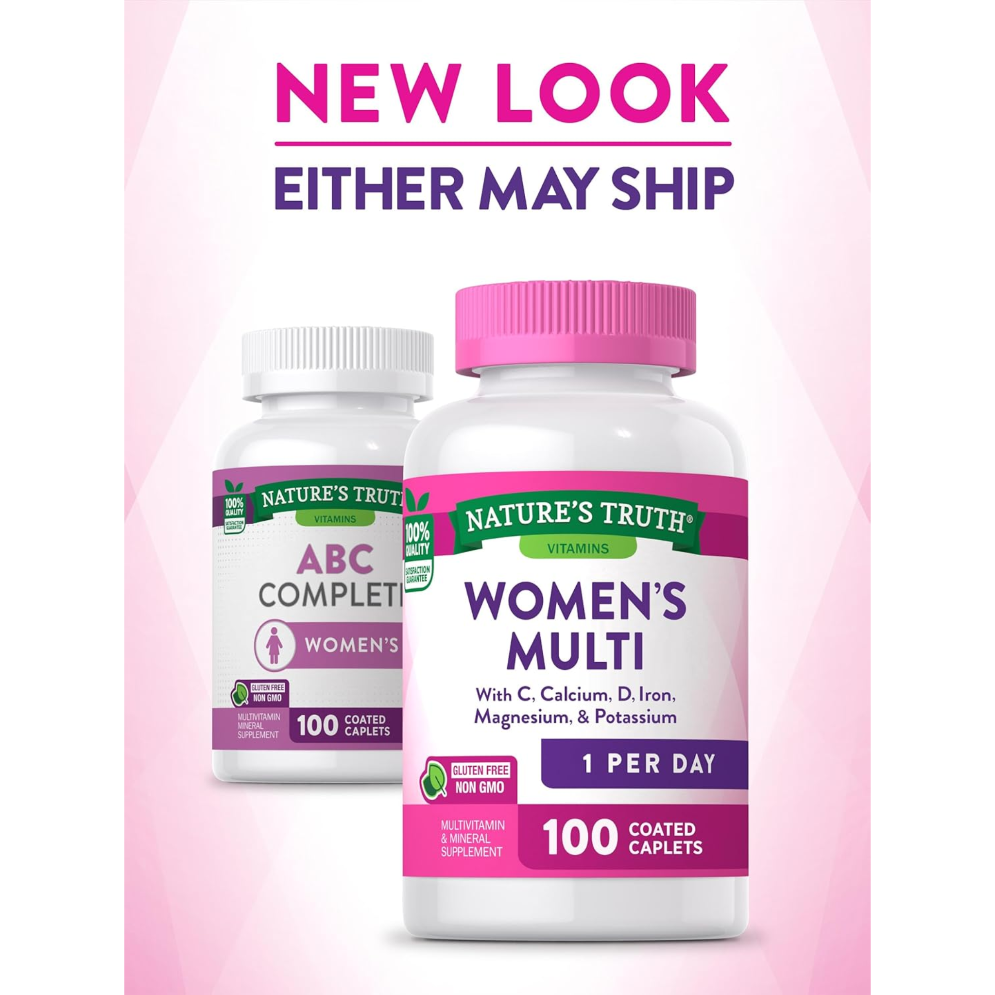 Nature's Truth, Multivitamin for Women with Iron, ABC Complete Formula, Non-GMO & Gluten-Free, 100 Pills - Pharmaful