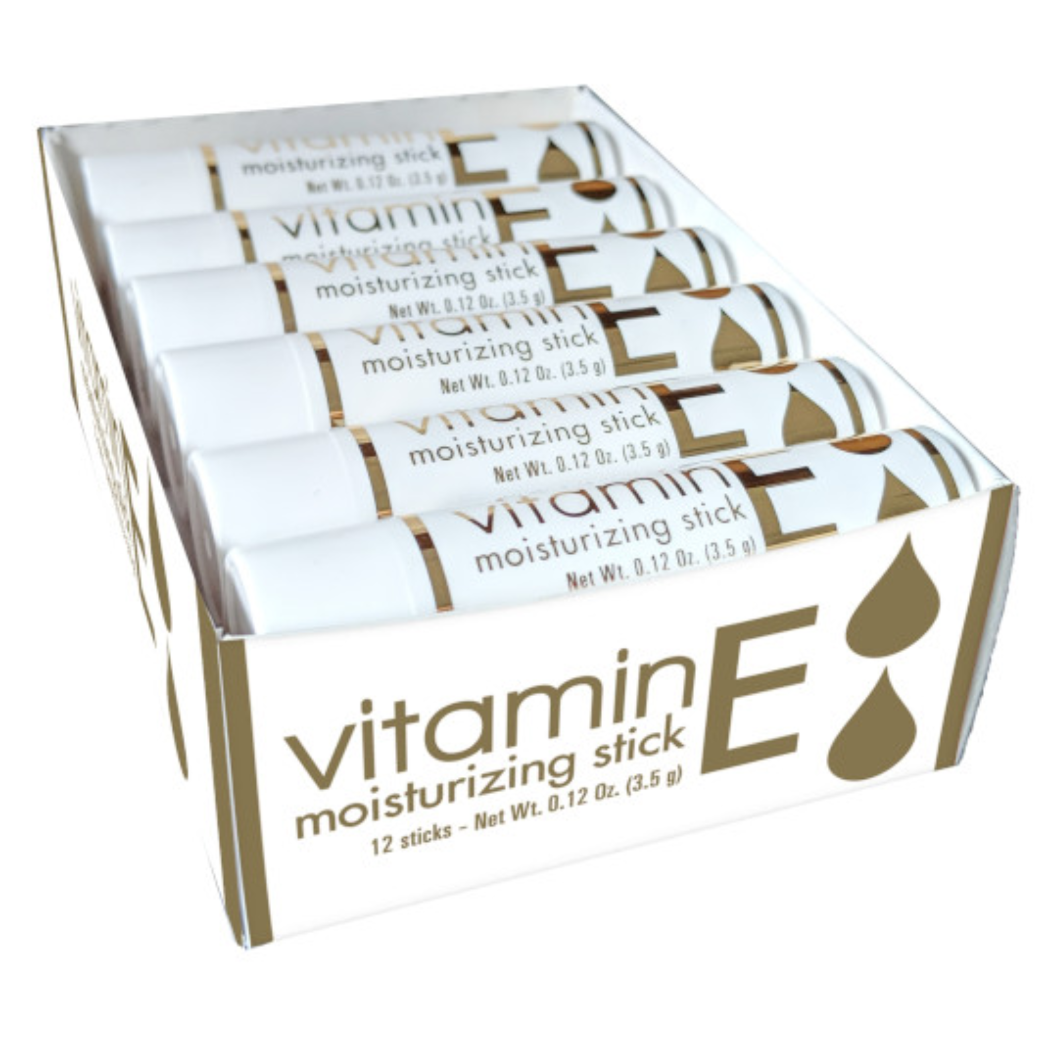 Nature's Truth, Vitamin E Moisturizing Stick, Nourishing Skincare for Soft and Hydrated Skin, 12 Count
