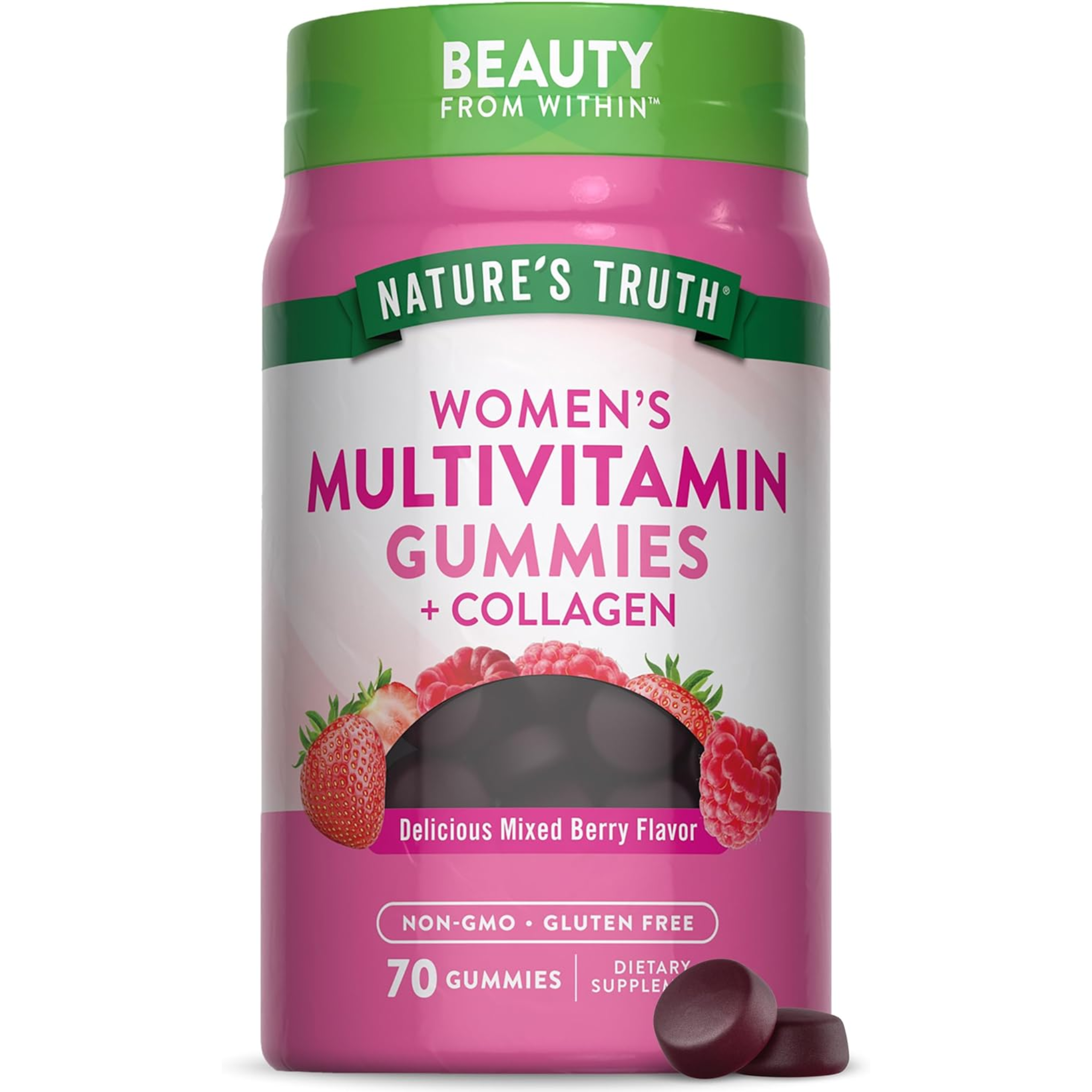Nature's Truth, Women's Multivitamin Gummies, Plus Collagen & Biotin, Non-GMO & Gluten-Free Supplement, 70 Count - Pharmaful