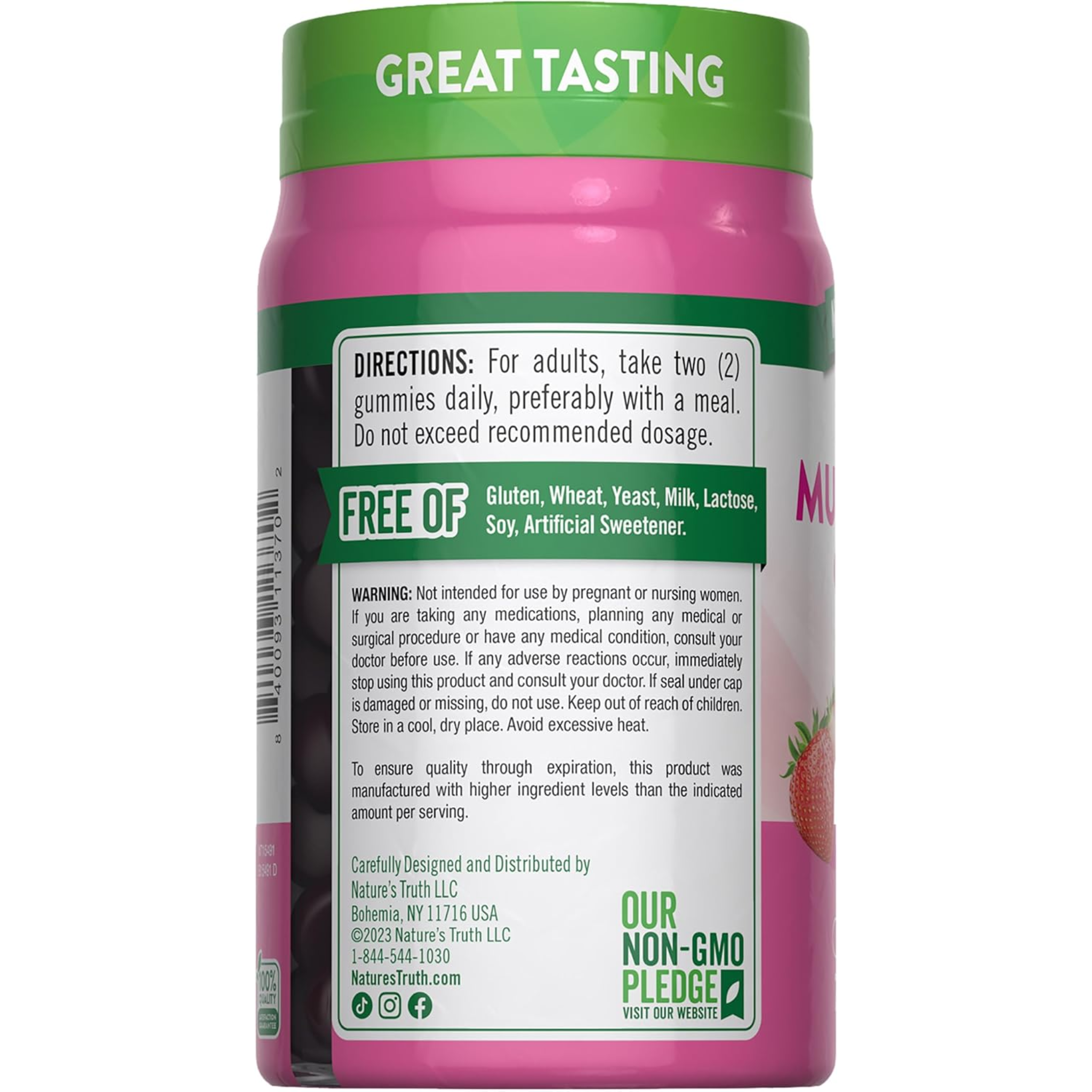 Nature's Truth, Women's Multivitamin Gummies, Plus Collagen & Biotin, Non-GMO & Gluten-Free Supplement, 70 Count - Pharmaful