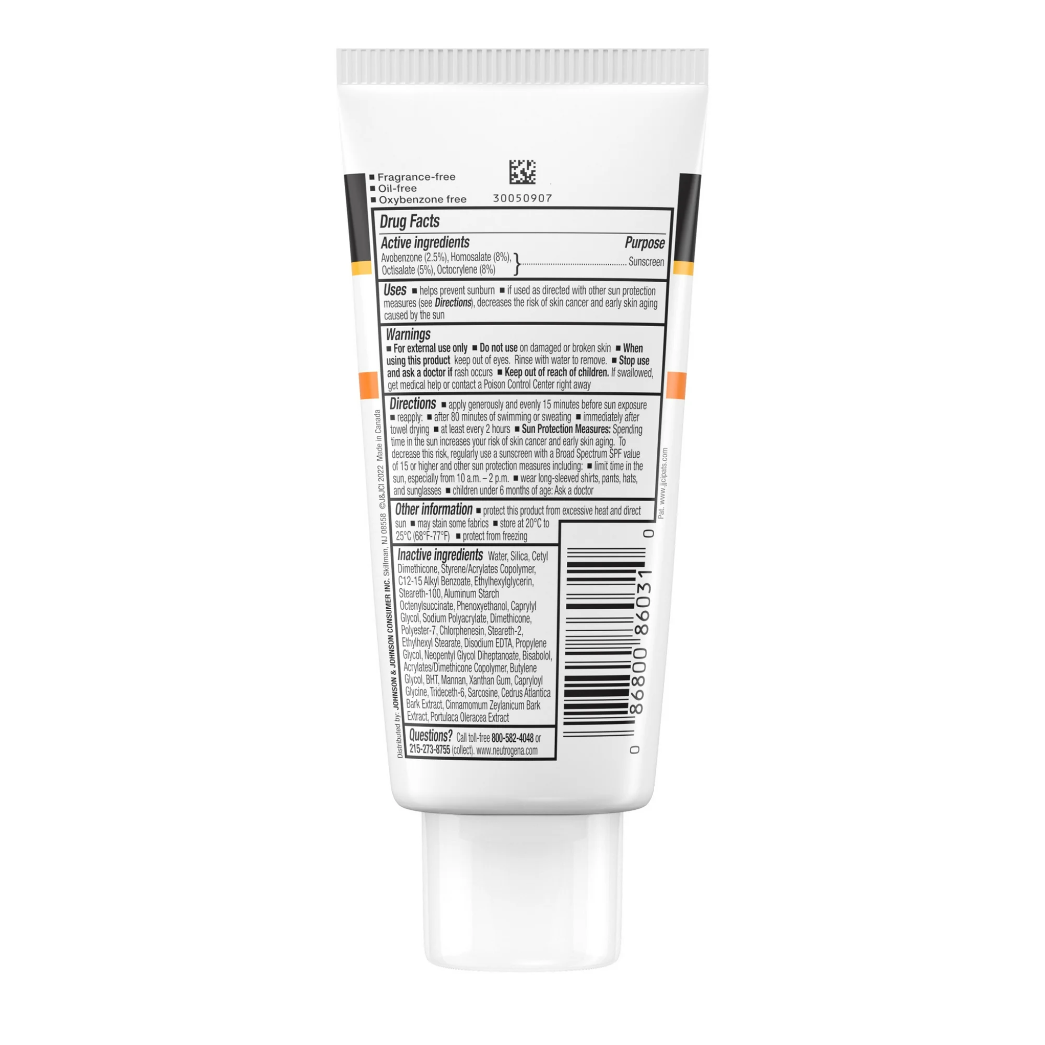 Neutrogena, Clear Face Liquid Lotion Sunscreen, SPF 30 Oil-Free Formula, Broad-Spectrum Protection, 3.0 Fl Oz - Pharmaful