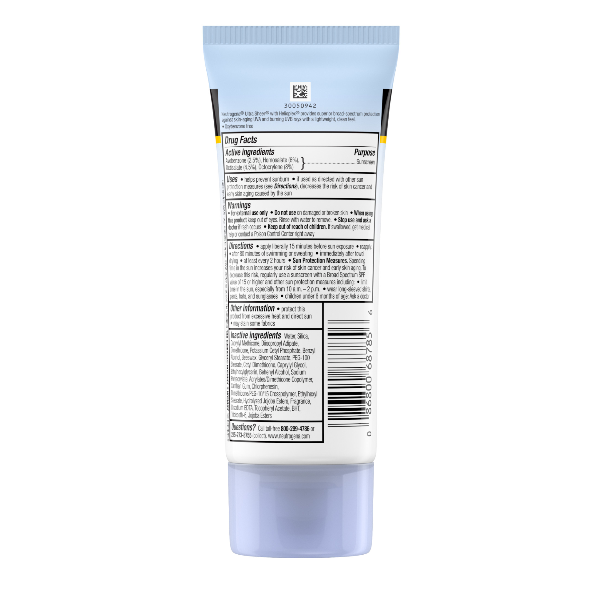 Neutrogena, Ultra Sheer Dry-Touch Sunscreen, SPF 30 Broad-Spectrum Protection, Lightweight & Non-Greasy, 3.0 Fl Oz - Pharmaful