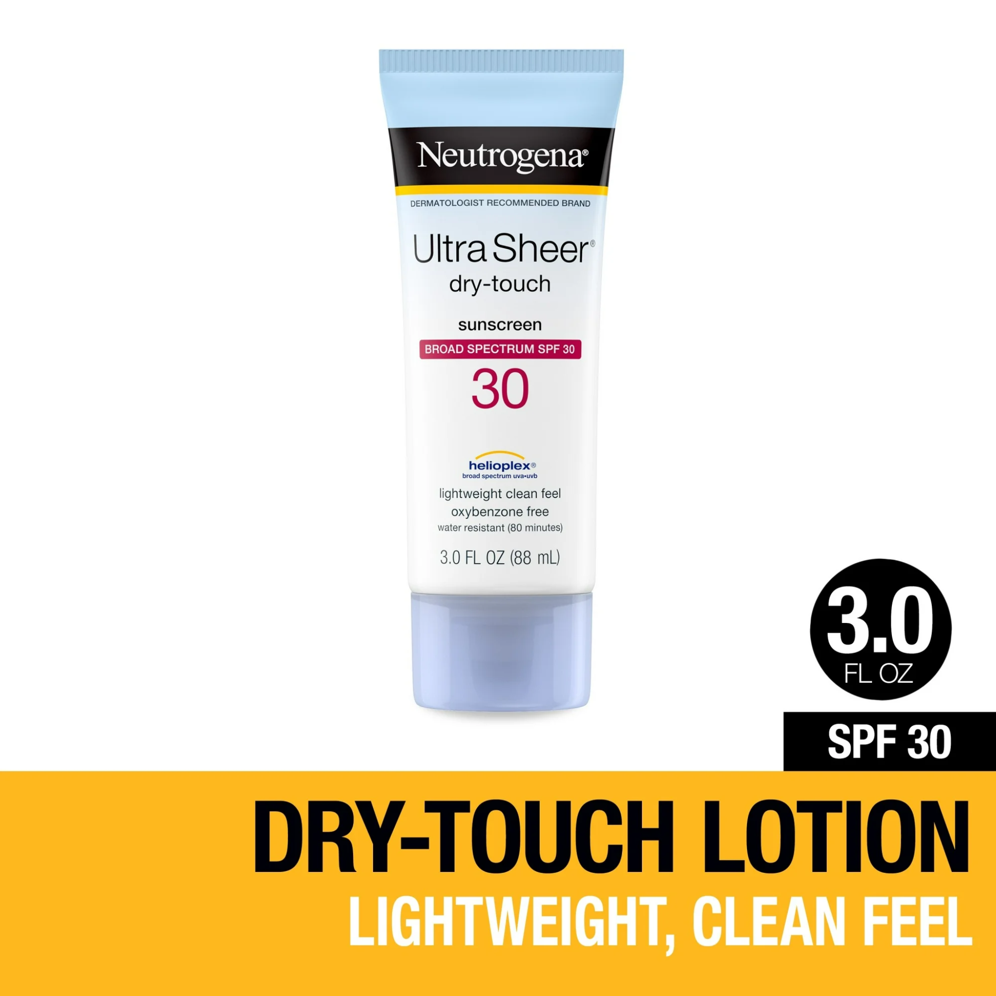 Neutrogena, Ultra Sheer Dry-Touch Sunscreen, SPF 30 Broad-Spectrum Protection, Lightweight & Non-Greasy, 3.0 Fl Oz - Pharmaful