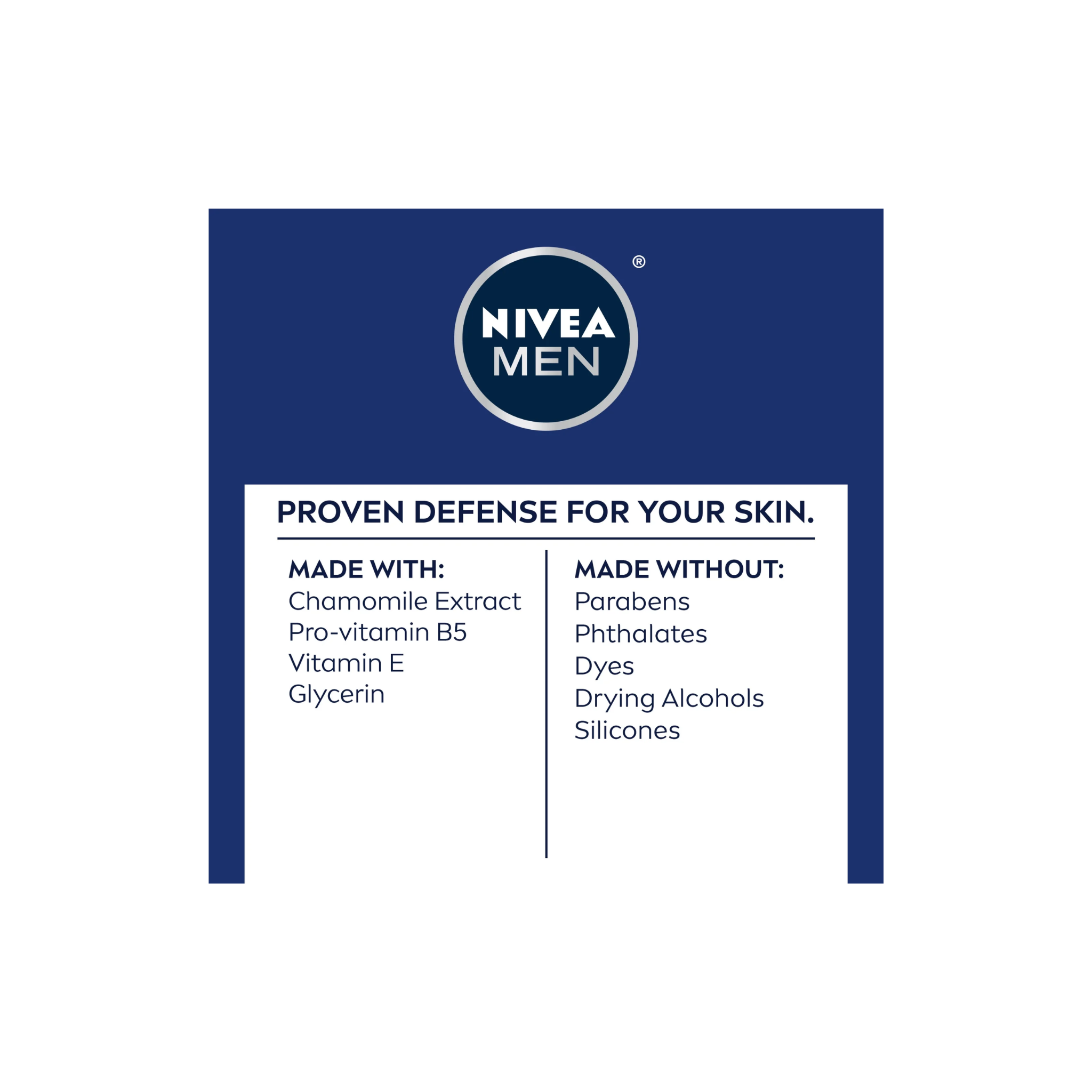 NIVEA MEN, Sensitive Soothing Post Shave Balm, Calms and Protects Irritated Skin, 3.3 fl oz