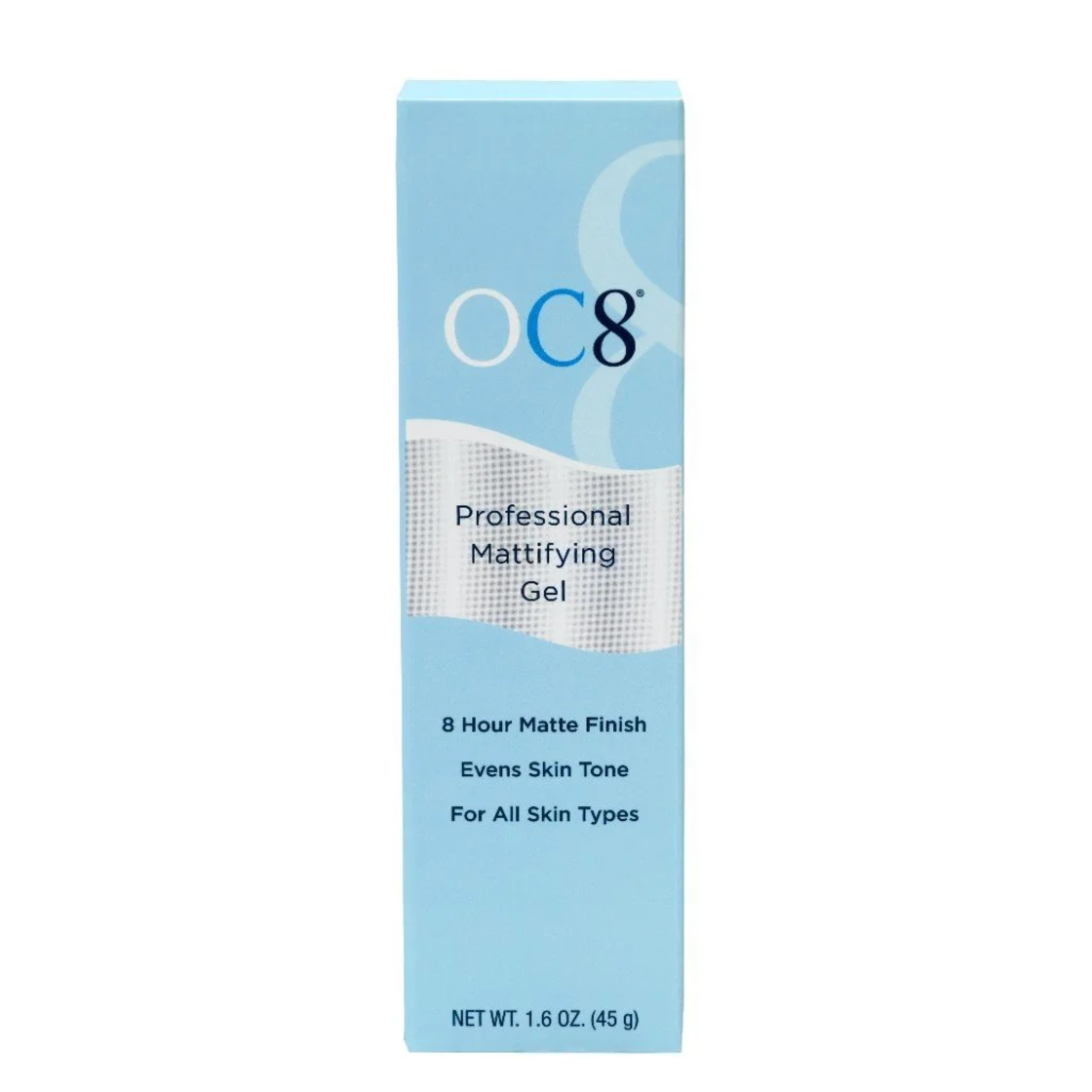 OC Eight, Professional Anti-Shine Mattifying Gel, Oil Control and Matte Finish for Oily Skin, 1.6 Ounces