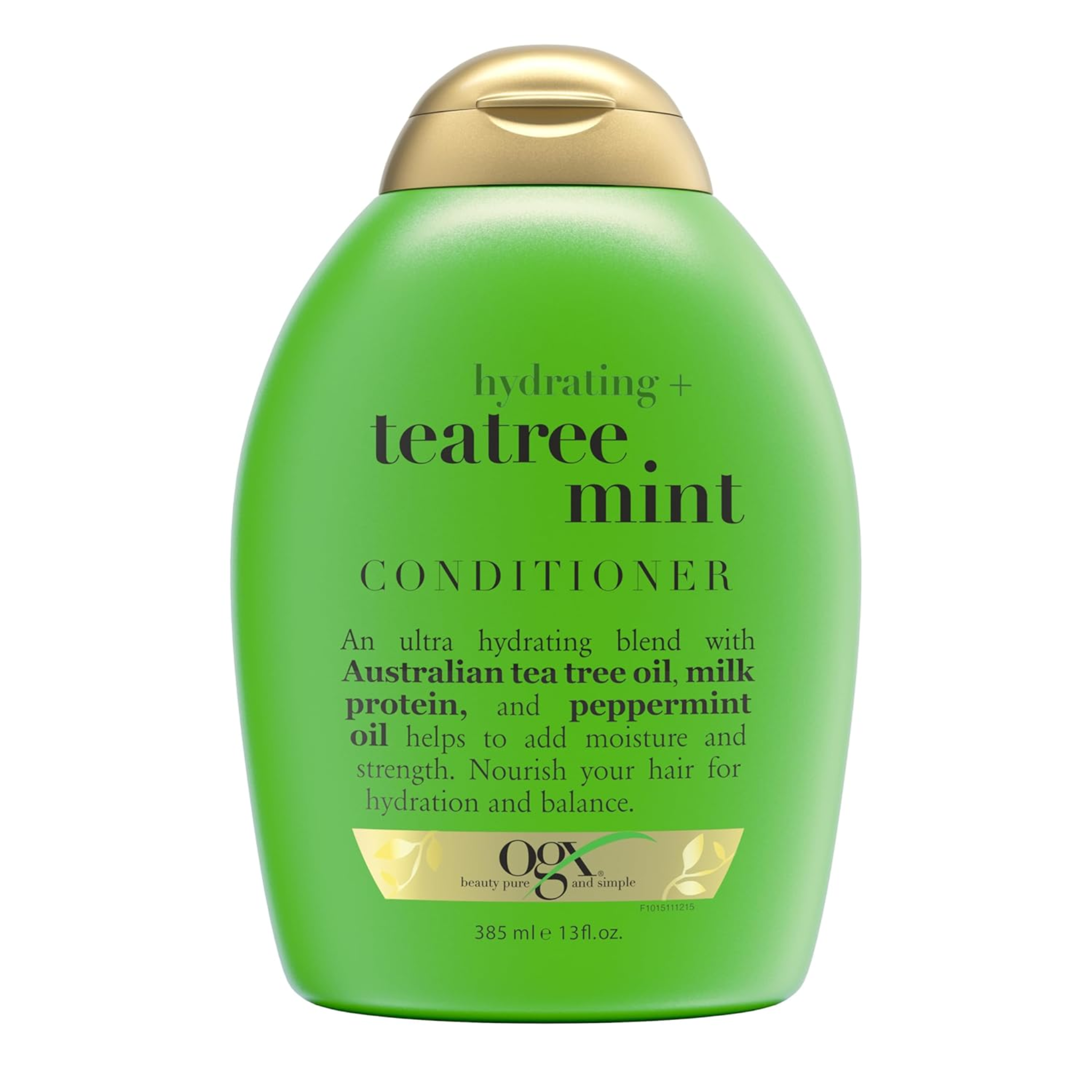 OGX, Hydrating + Tea Tree Mint Conditioner, Nourishing and Invigorating Scalp Care with Tea Tree & Peppermint Oil, 13 fl oz