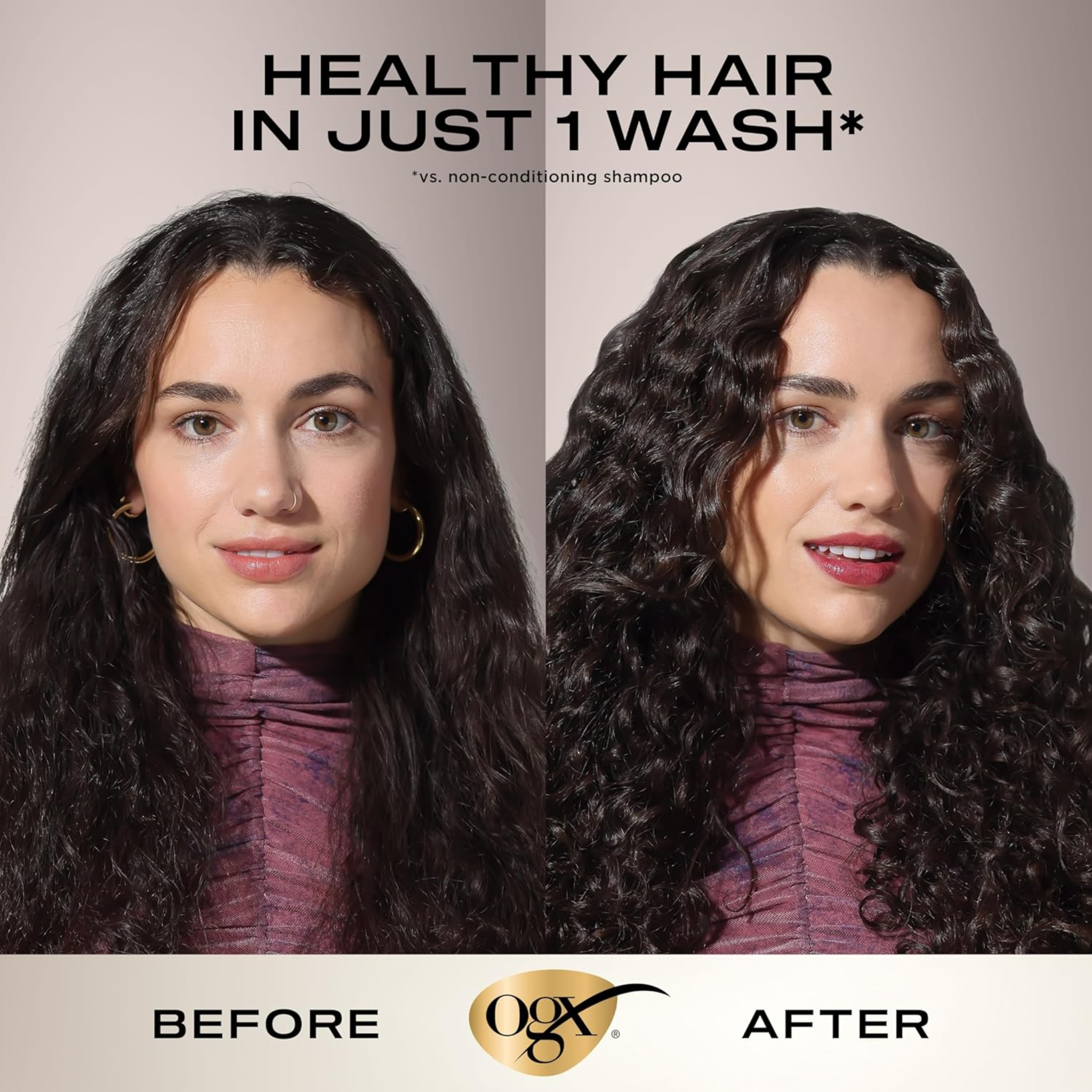 OGX, Nourishing + Coconut Milk Moisturizing Shampoo, Hydrating & Restoring Formula for Soft Hair, Paraben-Free & Sulfate-Free, 13 fl oz - Pharmaful