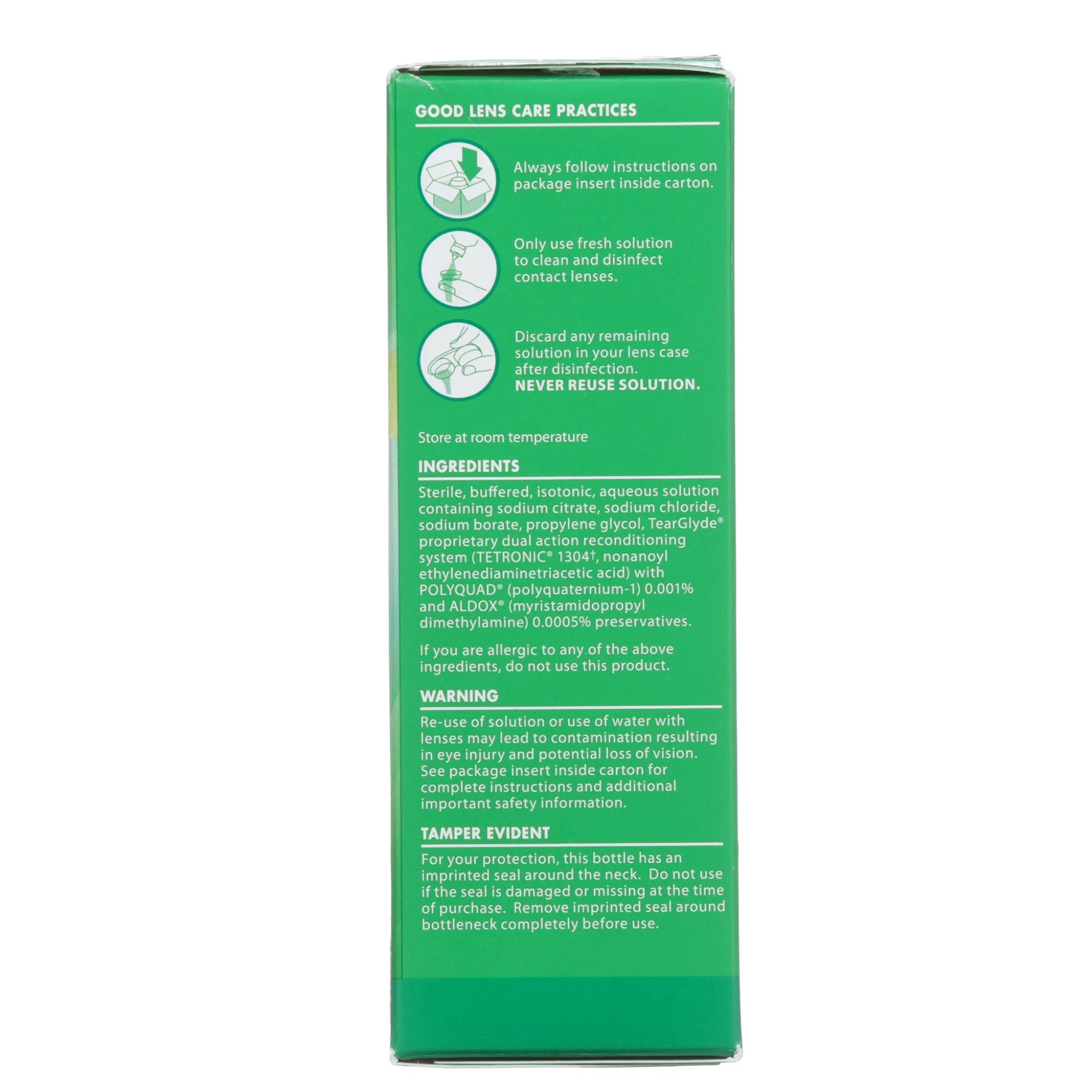 OPTI-FREE Replenish Multipurpose Contact Lens Disinfecting Solution, 4 Fl. Oz