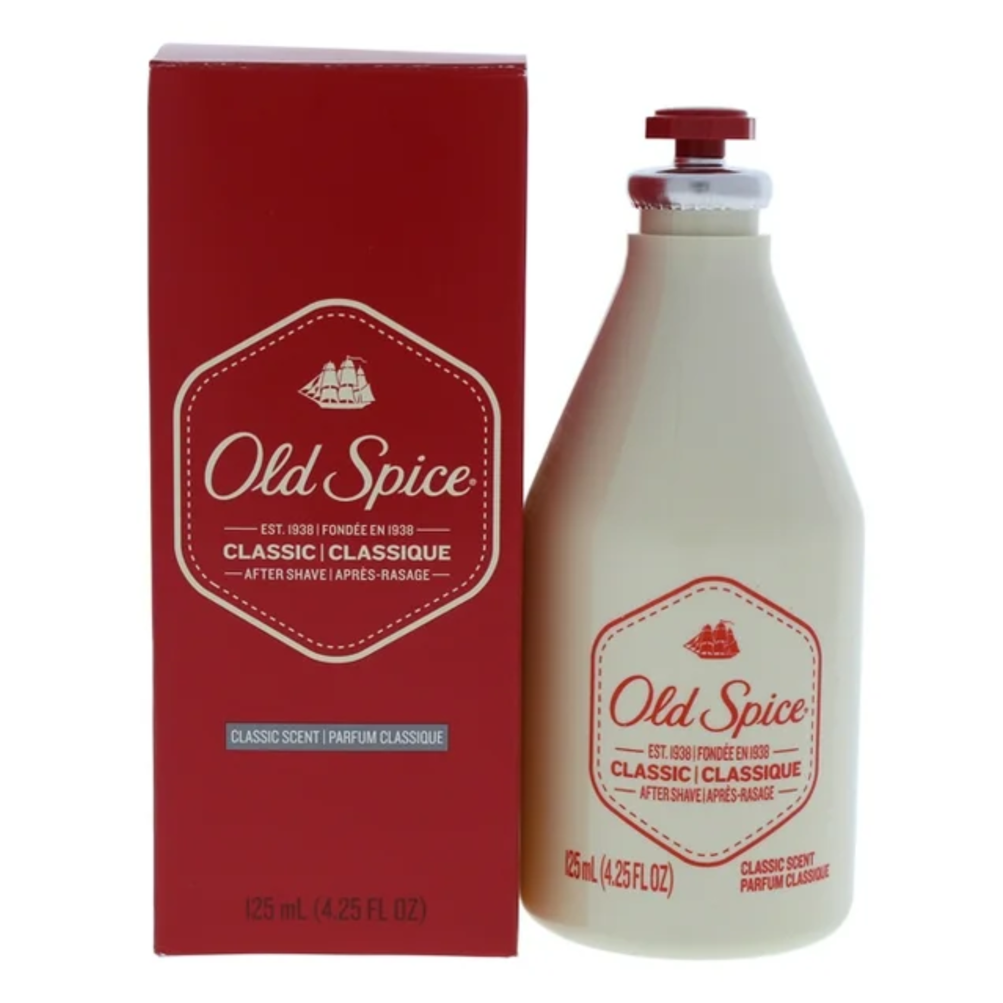 Old Spice by Shulton, Classic Aftershave, Timeless Masculine Fragrance for Post-Shave Care, 4.2 oz