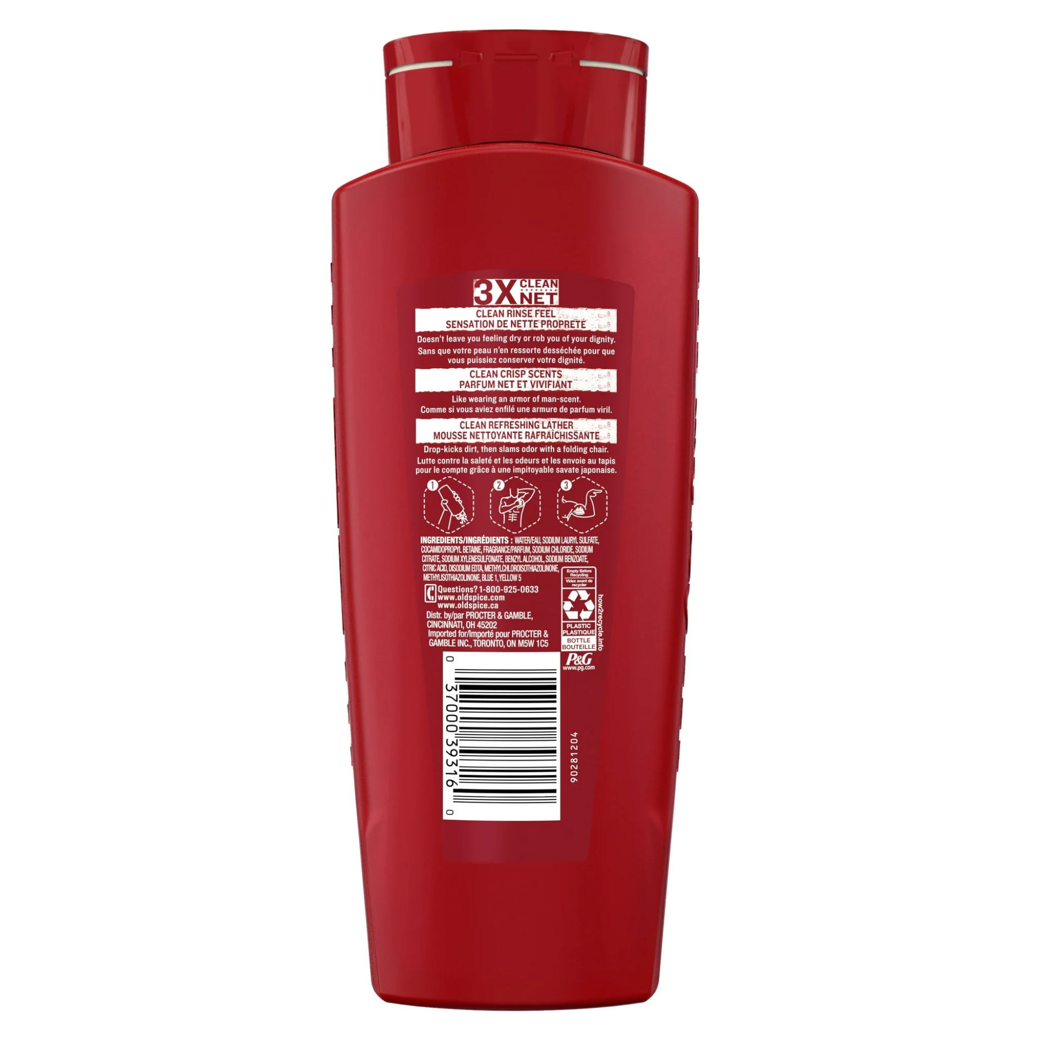 Old Spice®, High Endurance Body Wash for Men, Pure Sport Scent for Long-Lasting Freshness, 18 fl oz (532 mL) - Pharmaful