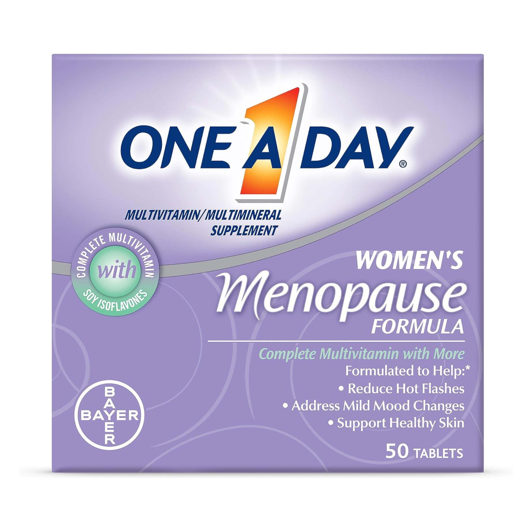 One A Day, Women's Menopause Formula Multivitamin, Supports Hormonal Balance and Wellness, 50 Count
