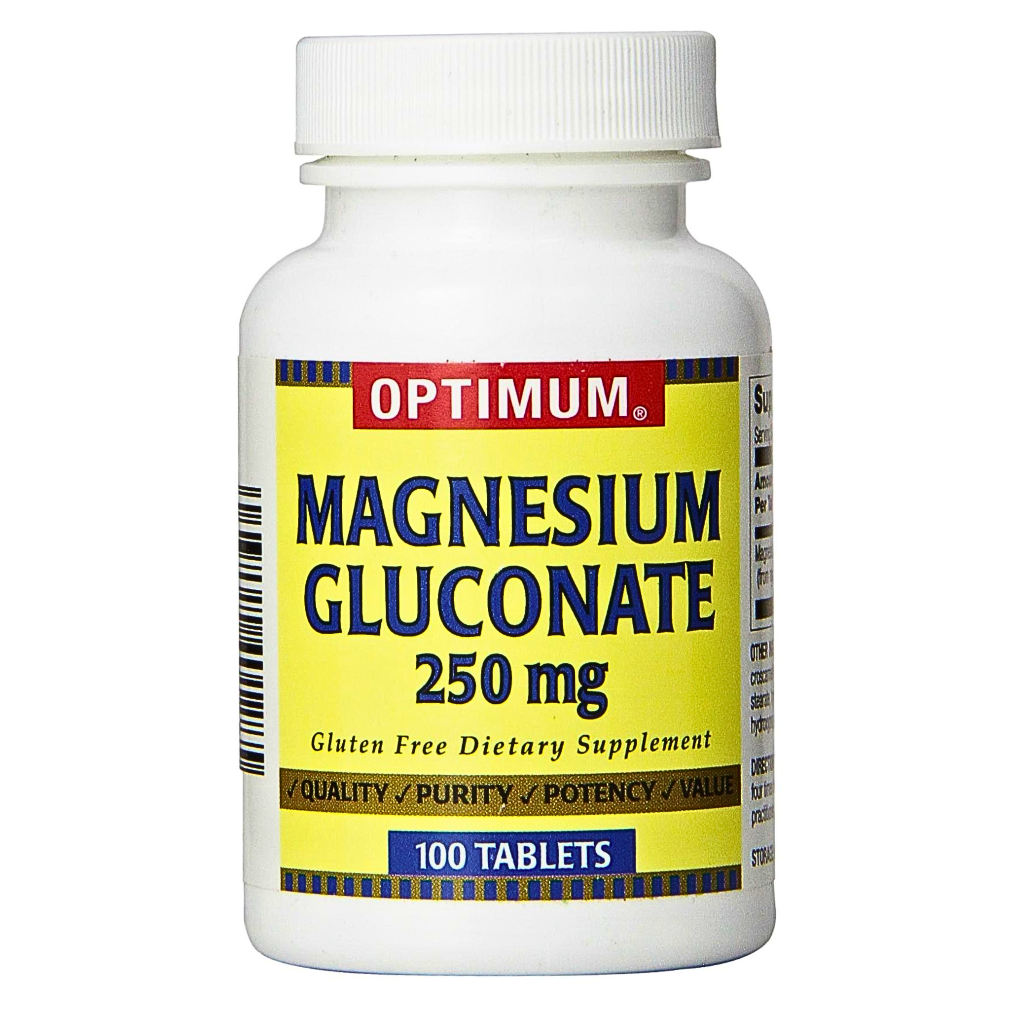 Optimum, Magnesium 250 mg, Essential Mineral for Muscle & Nerve Support, 100 Tablets