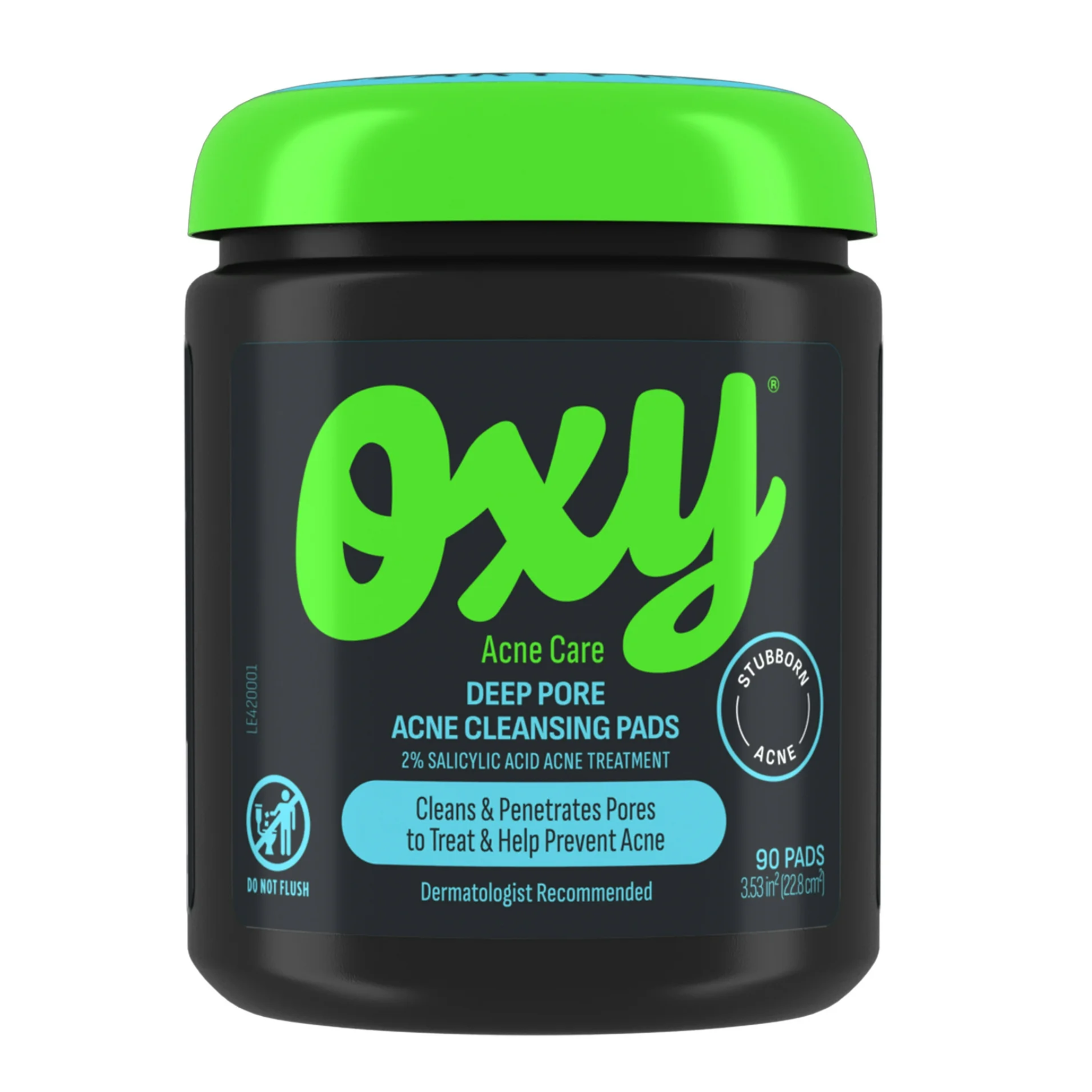 Oxy, Deep Pore Acne Facial Cleansing Pads, Oil Control and Blemish Prevention, 90 Pads