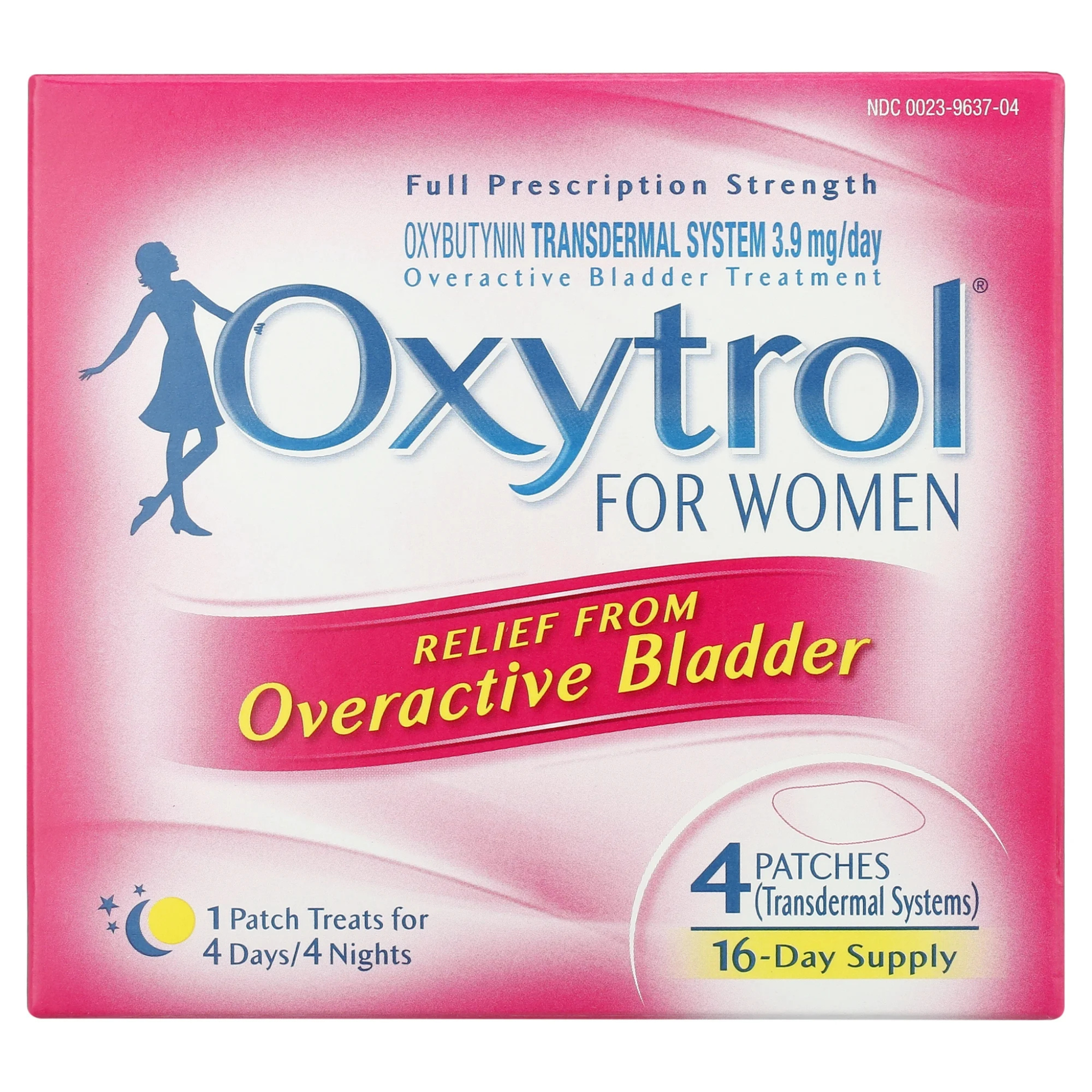 Oxytrol for Women Overactive Bladder Patch 4 ea - Pharmaful