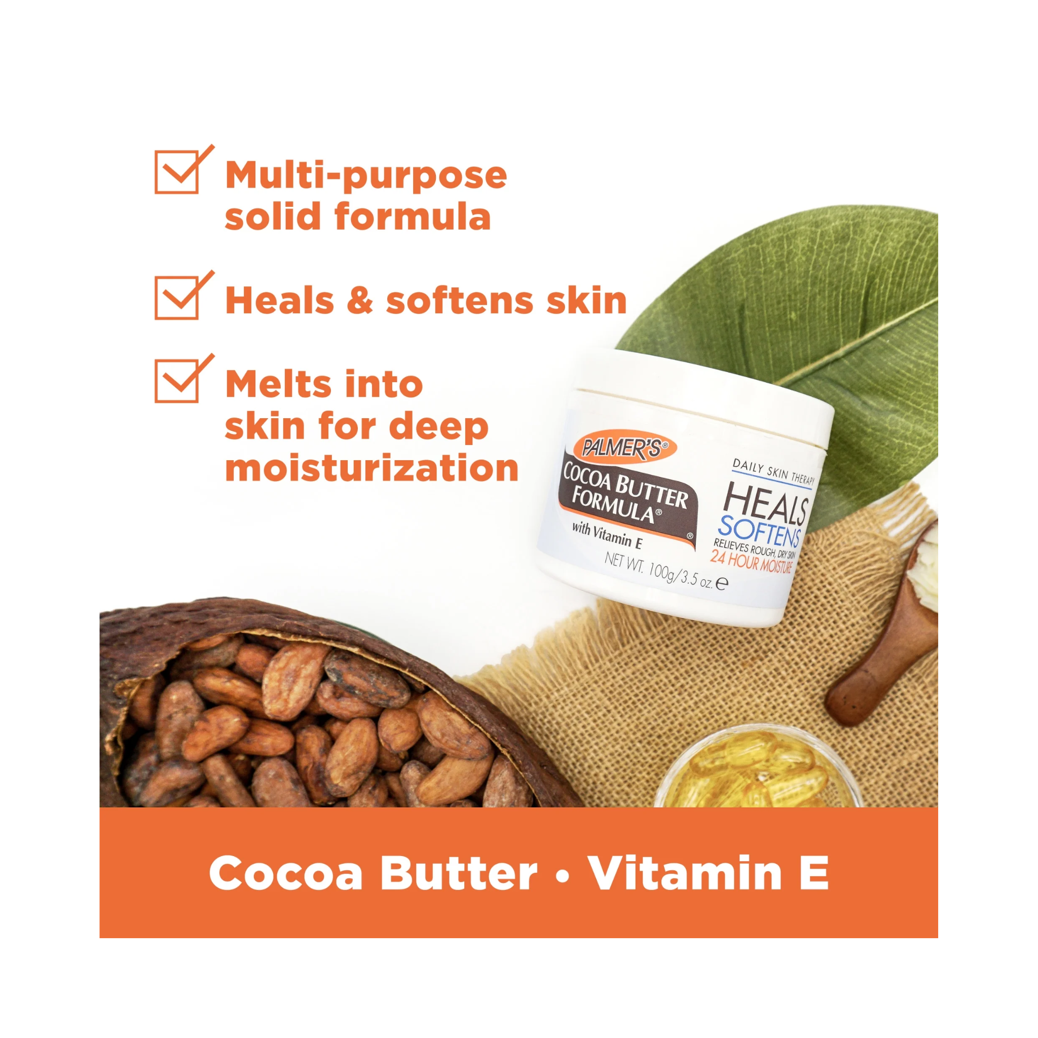 Palmer's, Cocoa Butter Formula, Moisturizing Body Cream, 3.5 oz Jar - Pharmaful
