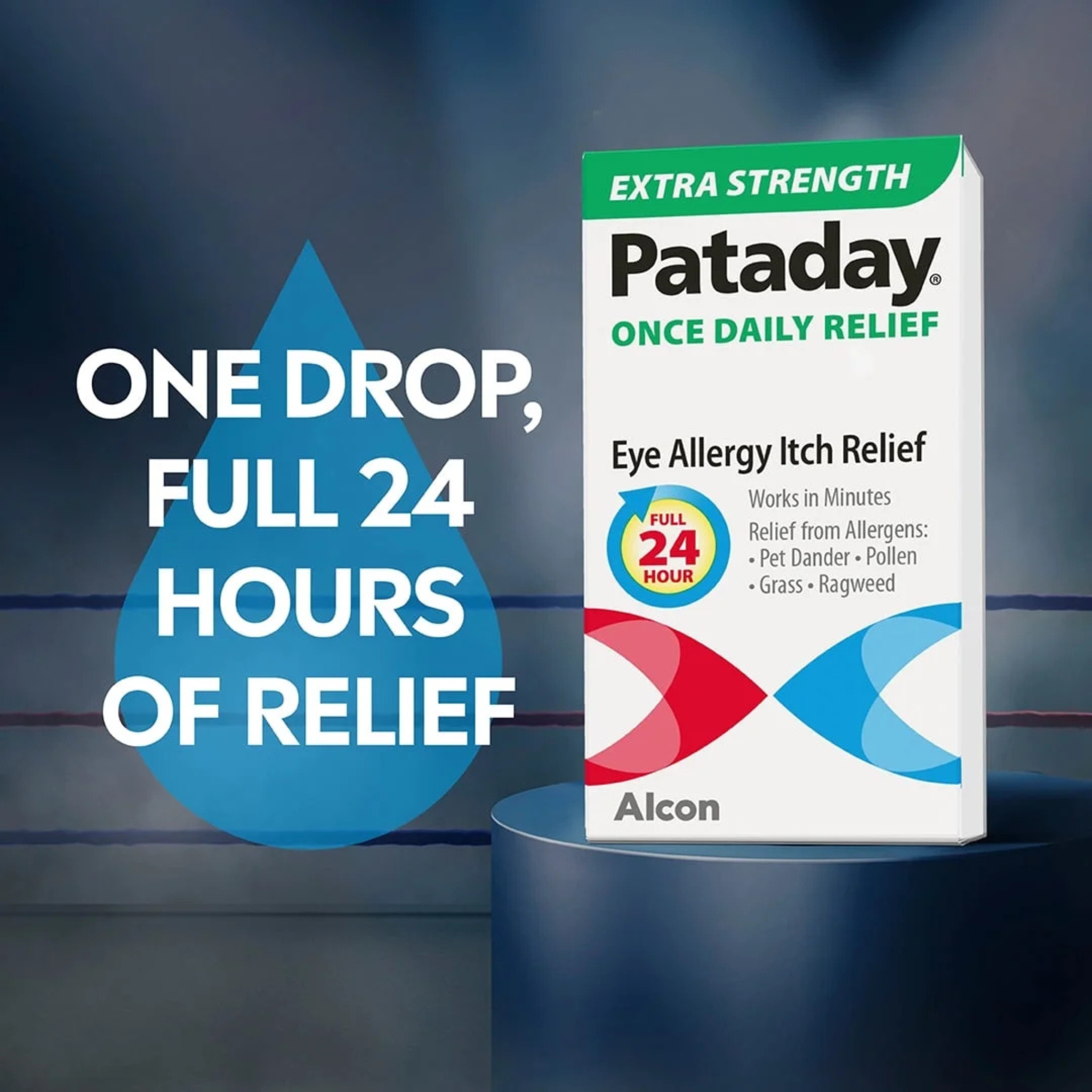 Pataday Once Daily Extra Strength Eye Care Allergy Relief Eye Drops, 2.5 ml