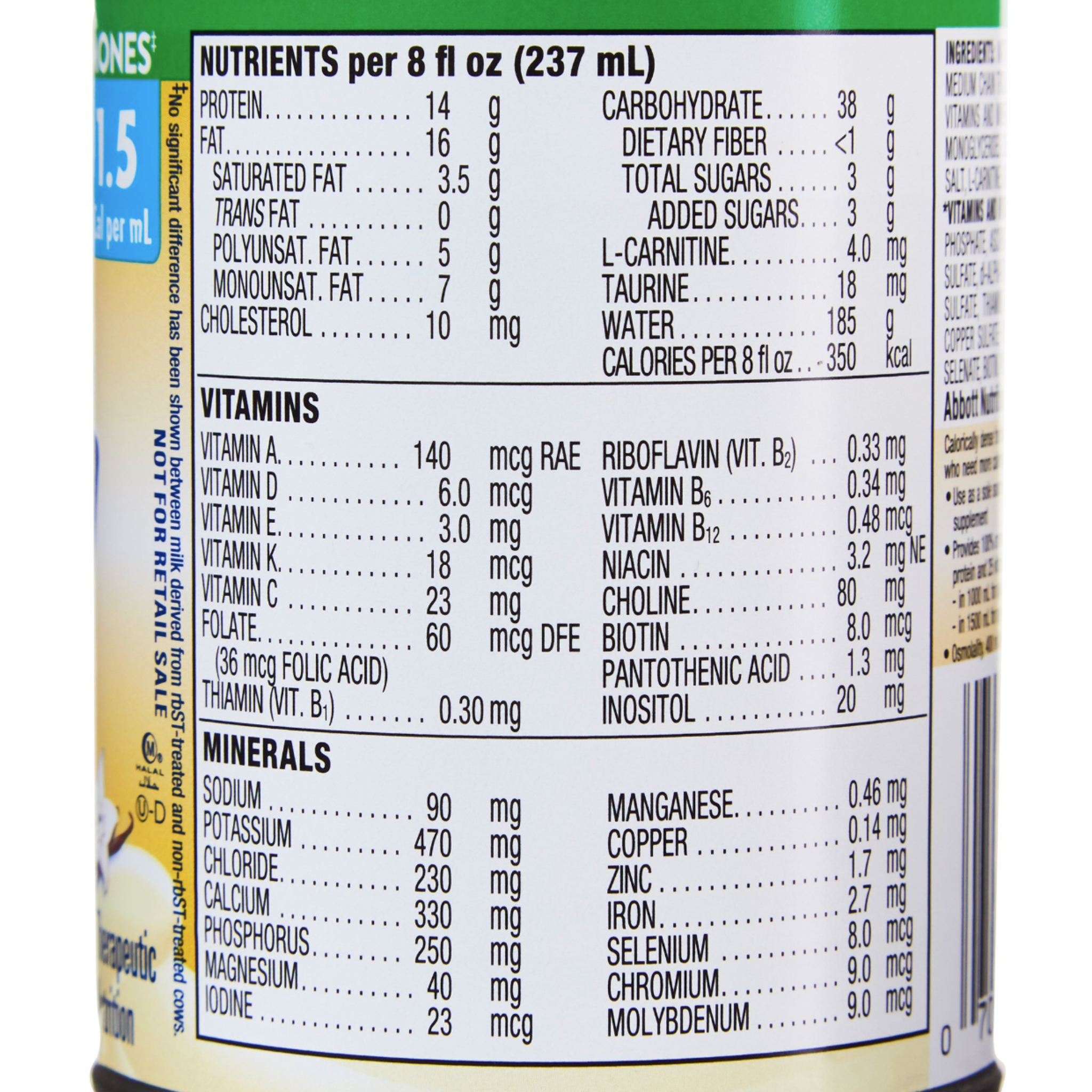 PediaSure 1.5 Cal Vanilla 8 Ounce Can 24 Count