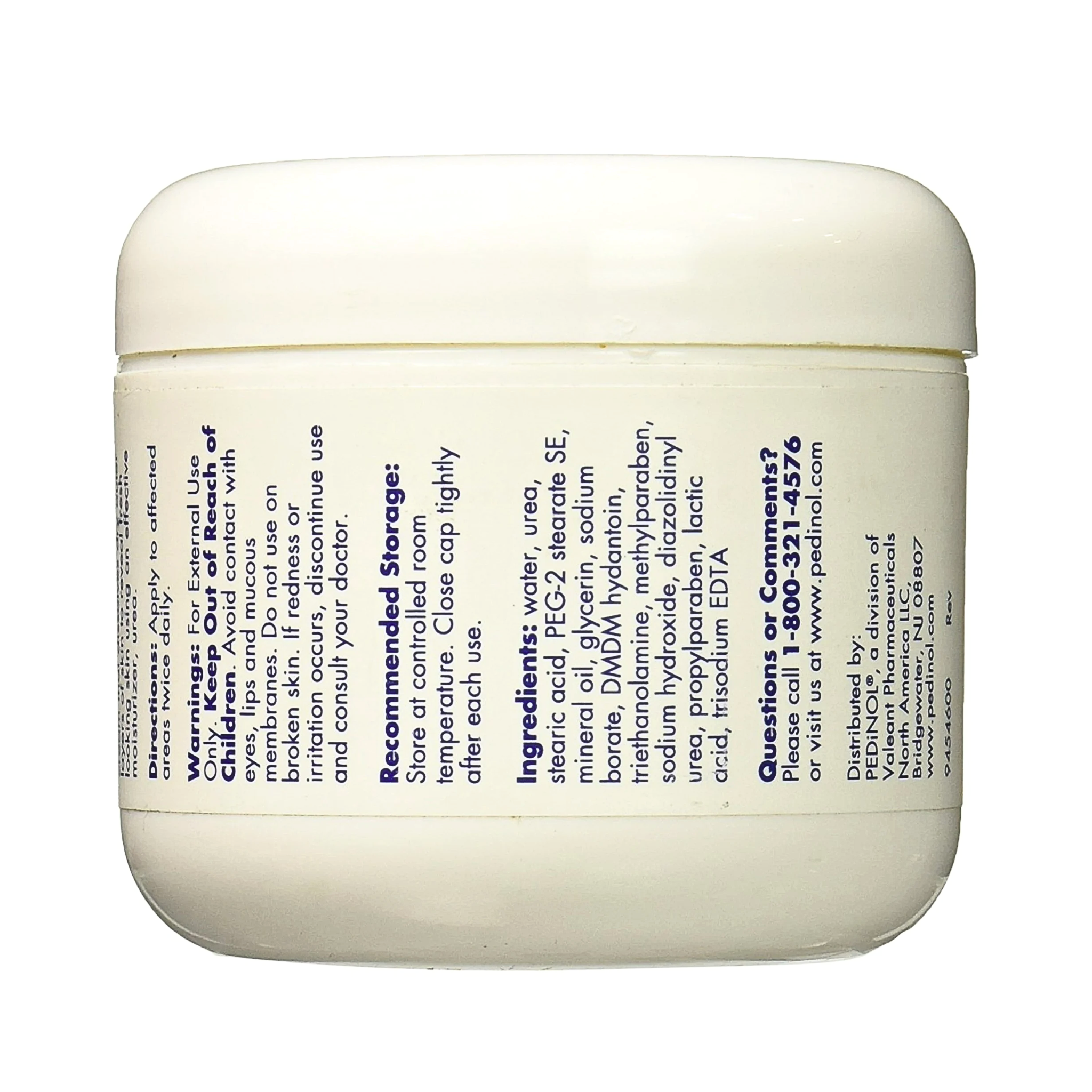 Pedinol, Ureacin-20 Moisturizing Cream, Intensive Hydration with 20% Urea for Dry Skin, 4 oz Jar - Pharmaful