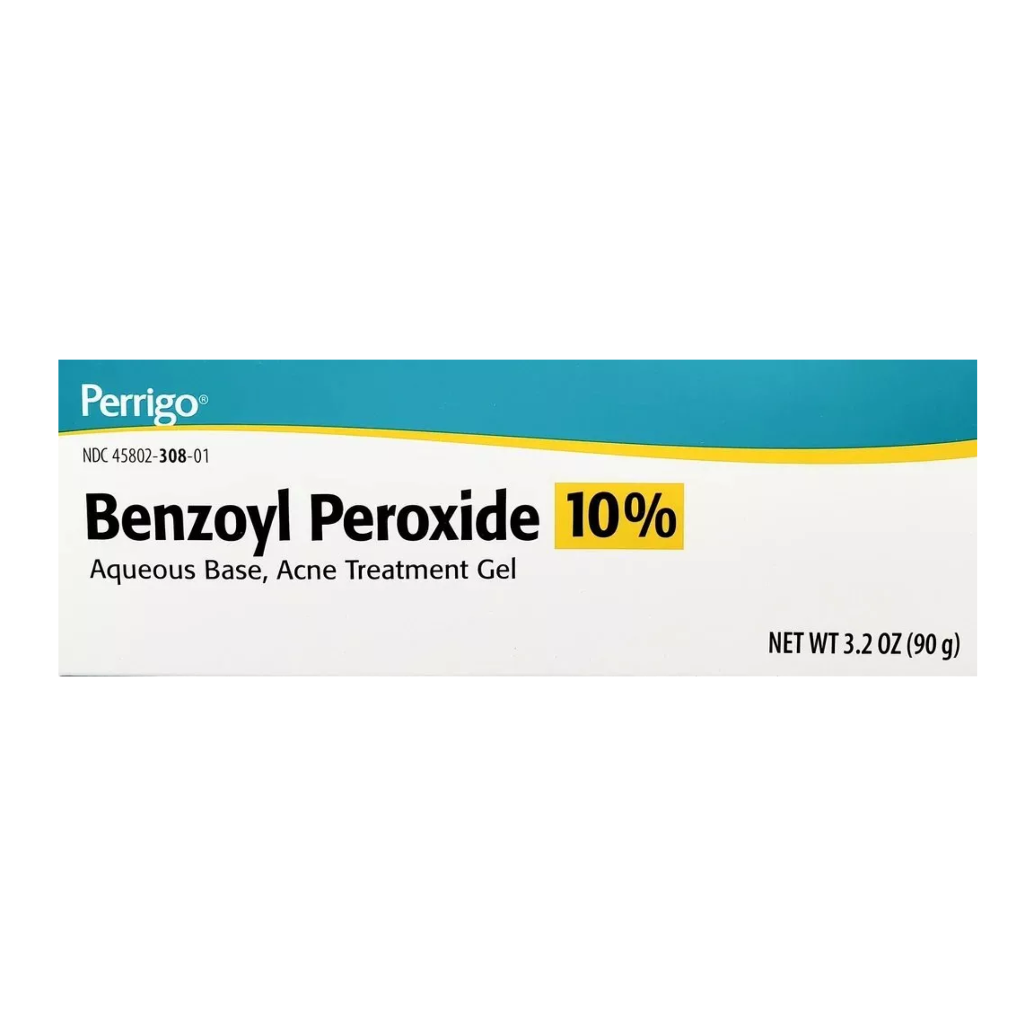 Perrigo, Benzoyl Peroxide 10% Acne Treatment Gel, Fast-Acting Formula for Clearer Skin, 3.2 oz
