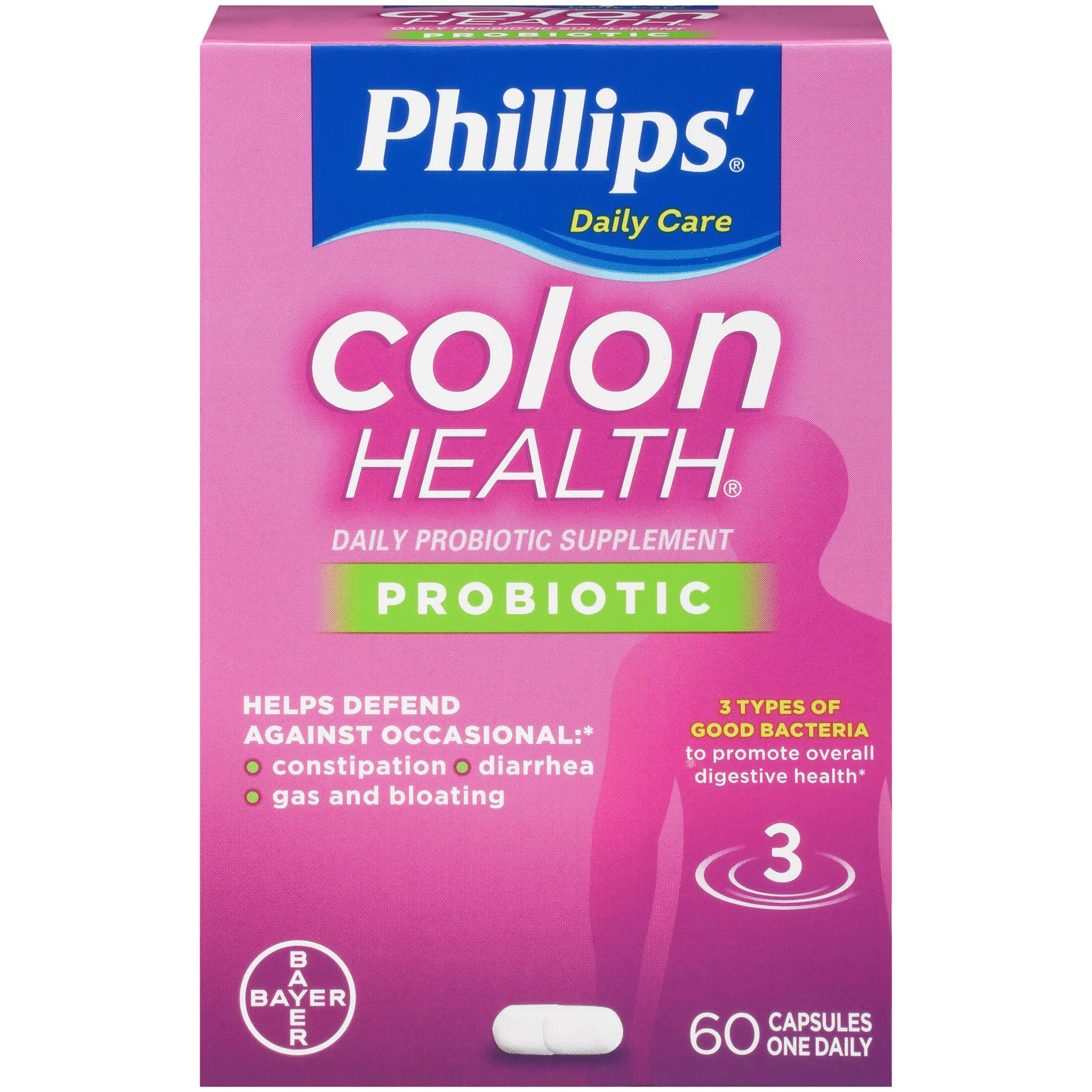 Phillips Colon Health Probiotic Capsules, 60 Count