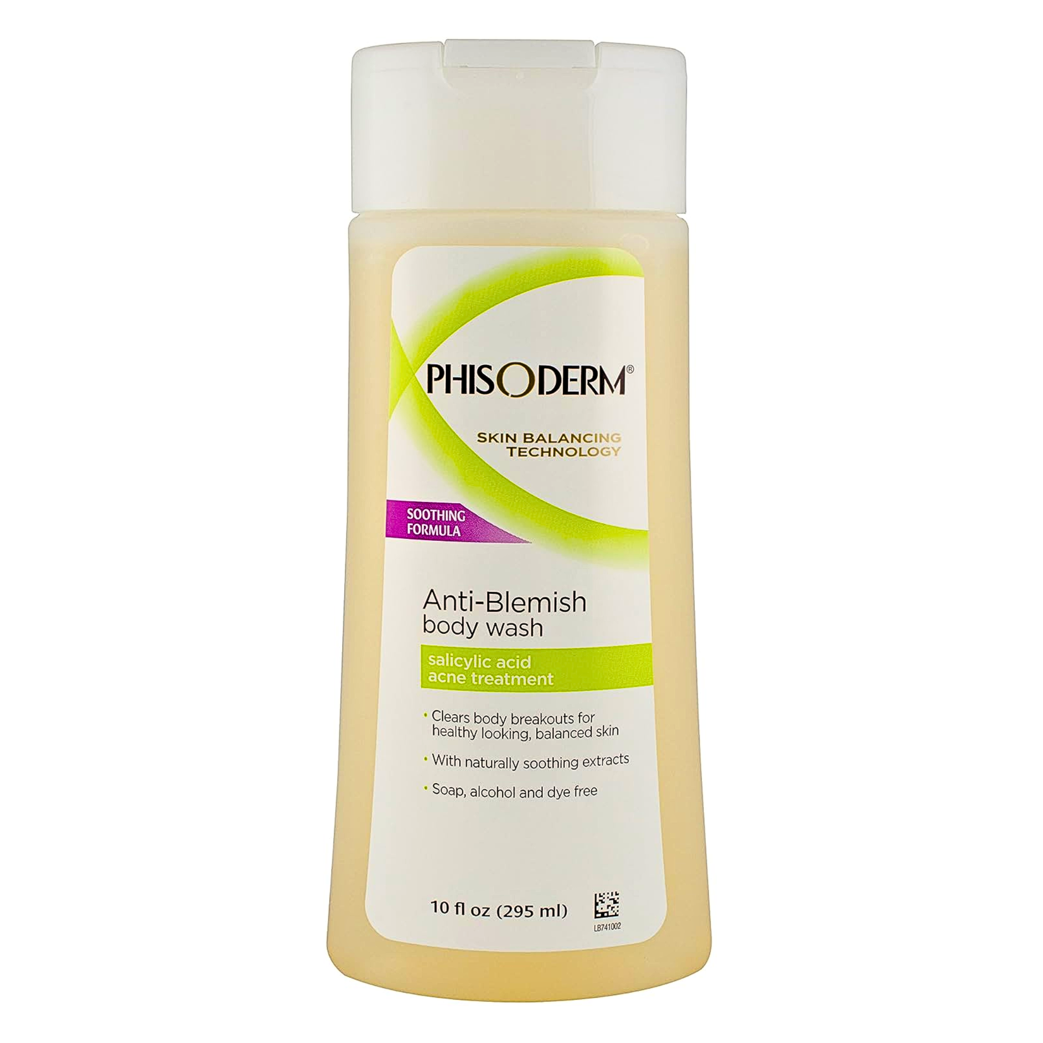 Phisoderm, Anti-Blemish Body Wash, Clears Acne and Breakouts, 10 oz