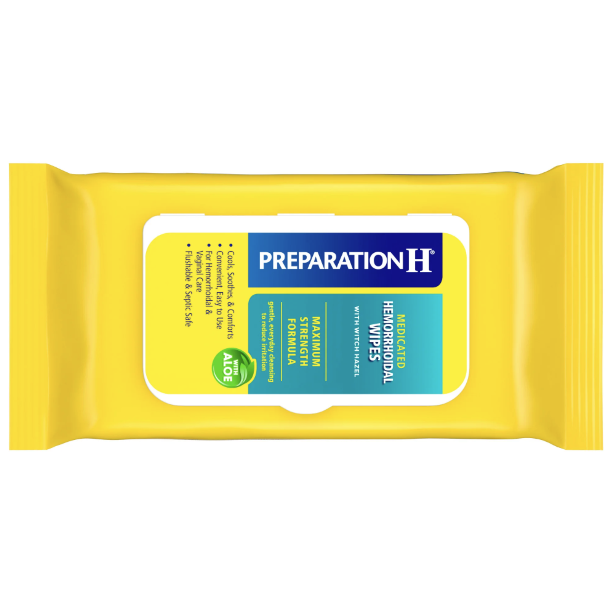 Preparation H Hemorrhoid Wipes with Witch Hazel - 48 Count