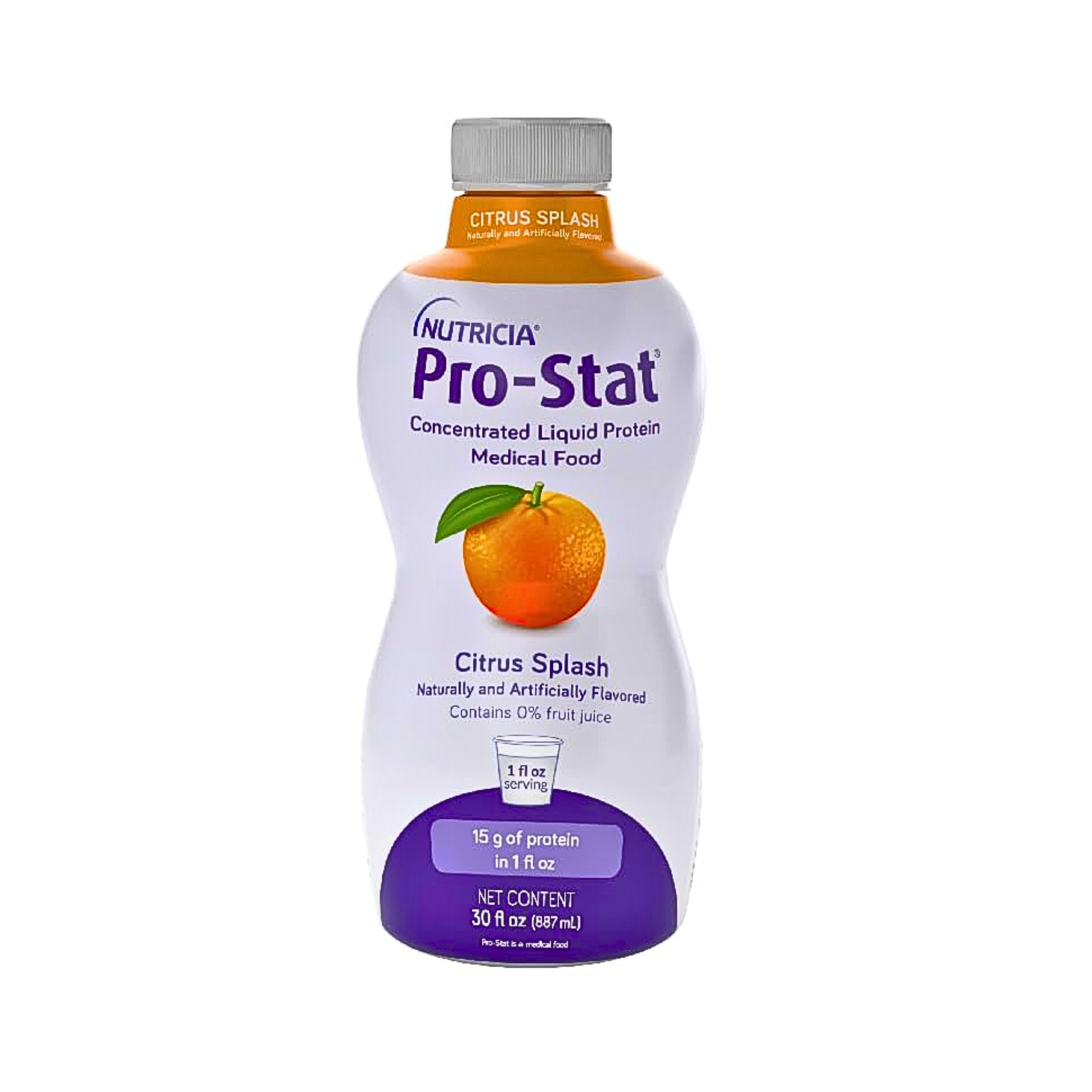 Pro-Stat, Advanced Wound Care (AWC) Concentrated Liquid Protein, Medical Food, Citrus Splash Flavor, 30 fl oz Bottle