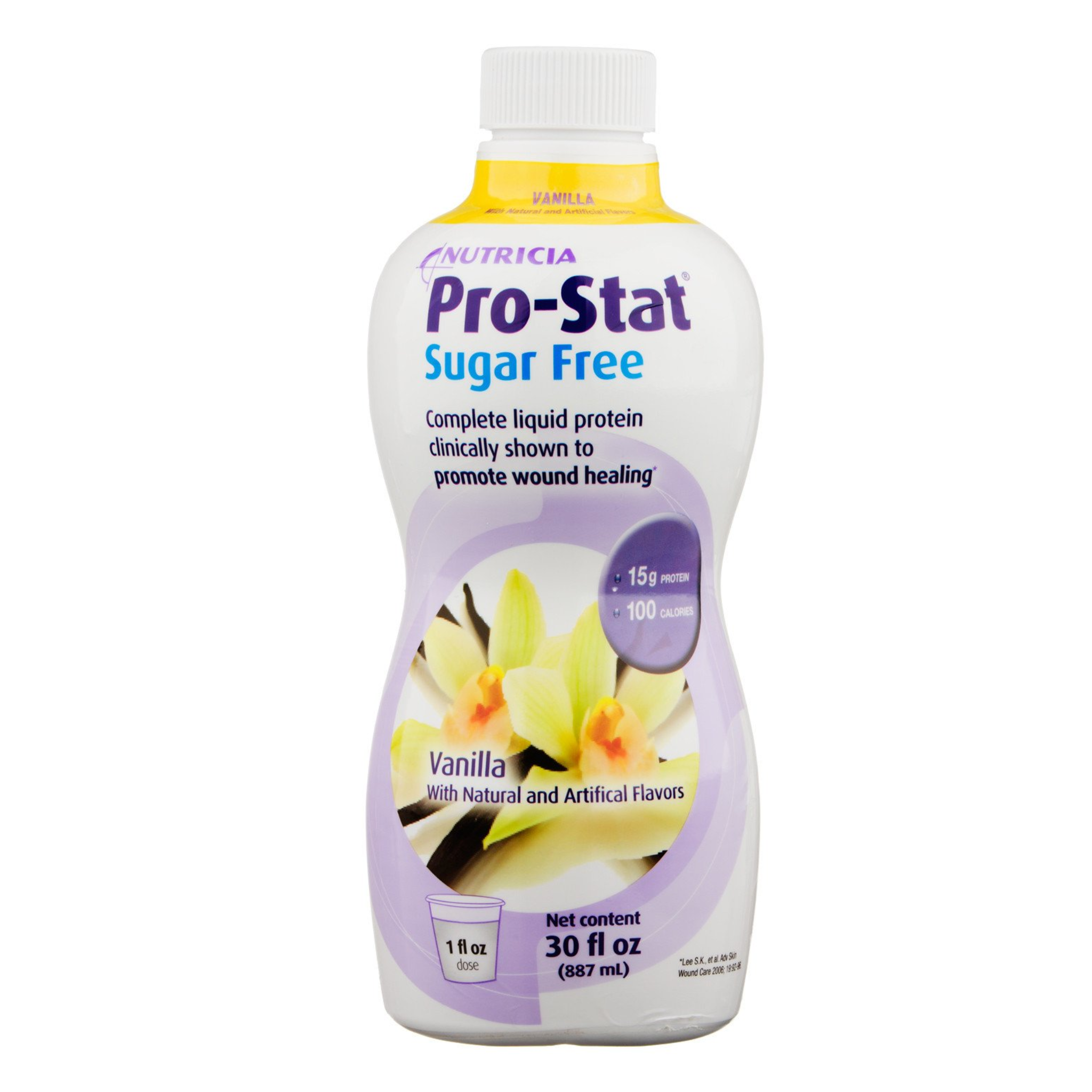 Pro-Stat, Concentrated Liquid Protein Medical Food, Sugar-Free, Vanilla Flavor, 30 fl oz Bottle, 6 Pack