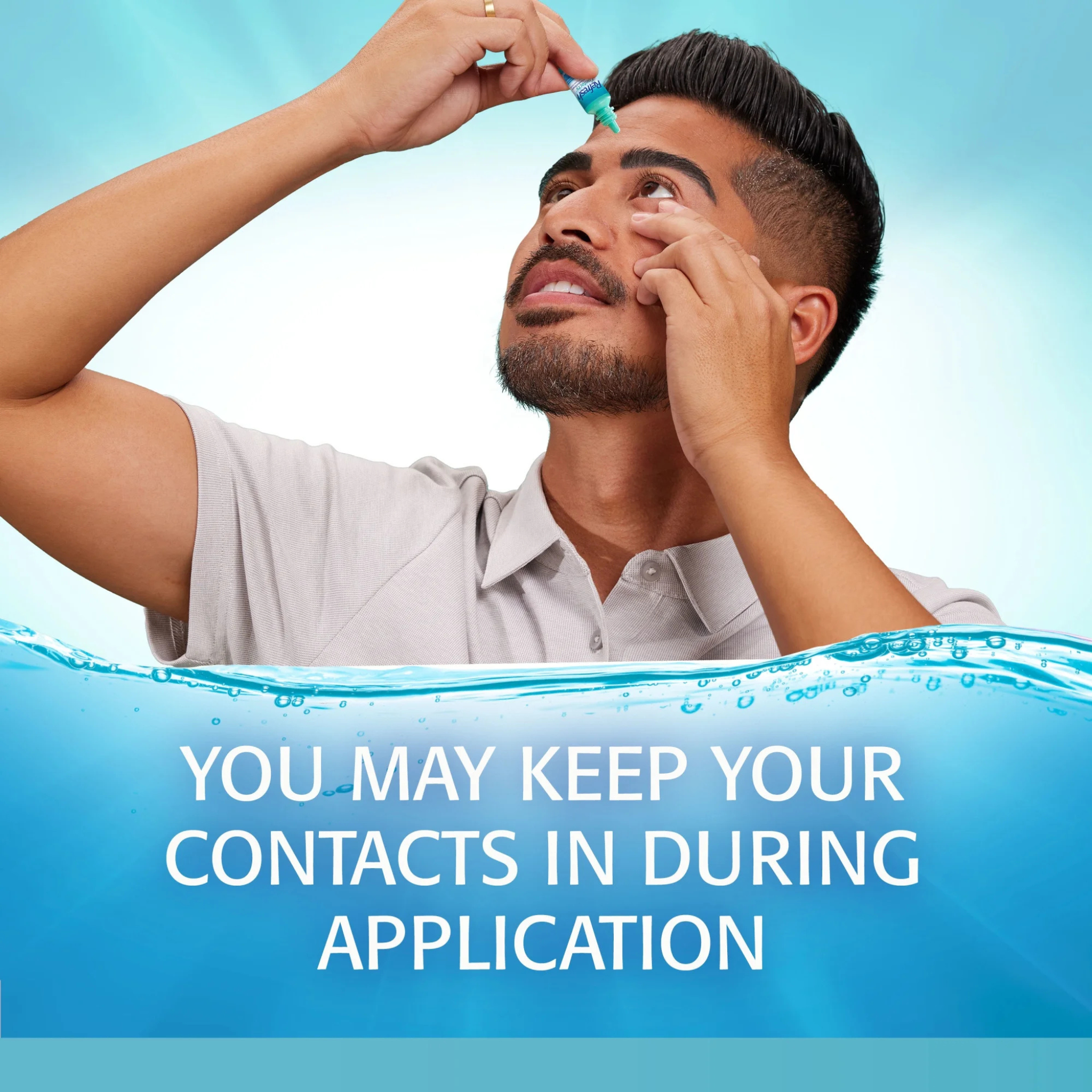 Refresh Contacts Contact Lens Comfort Drops For Use with Contact Lenses, 12 ml