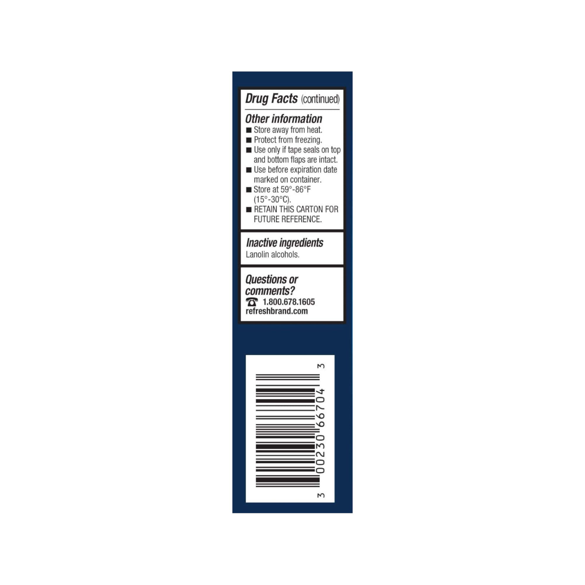 Refresh P.M. Lubricant Eye Ointment 0.12 oz (3.5 g) Each