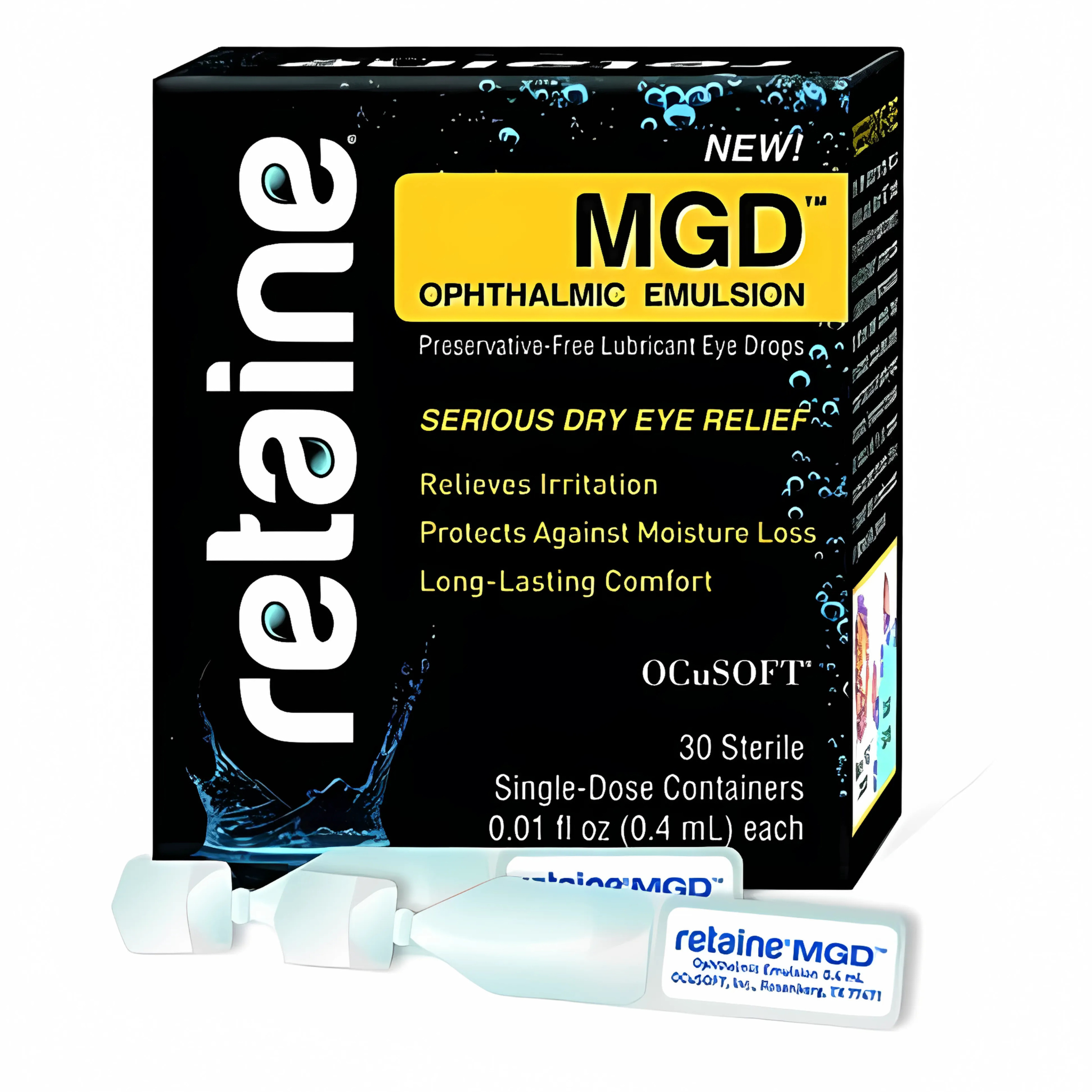 Retaine MGD Preservative-Free Eyedrops, 30 ct