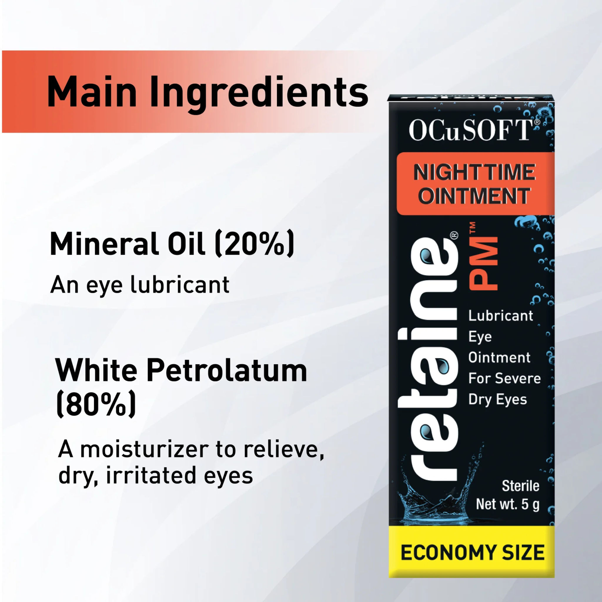 Retaine PM Preservitive Free Lubricant Eye Ointment, 5 Gram