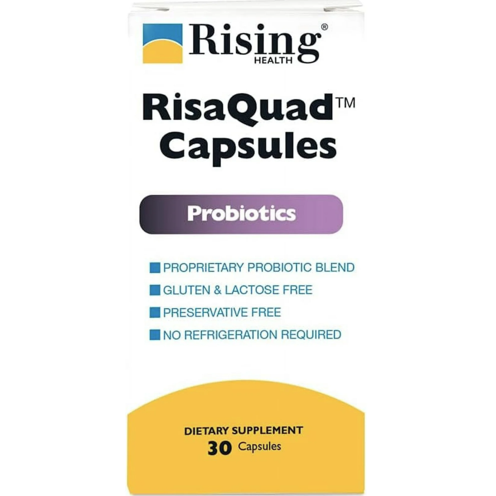 Risaquad Dietary Supplement Capsules, 230 mg, 30 capsules