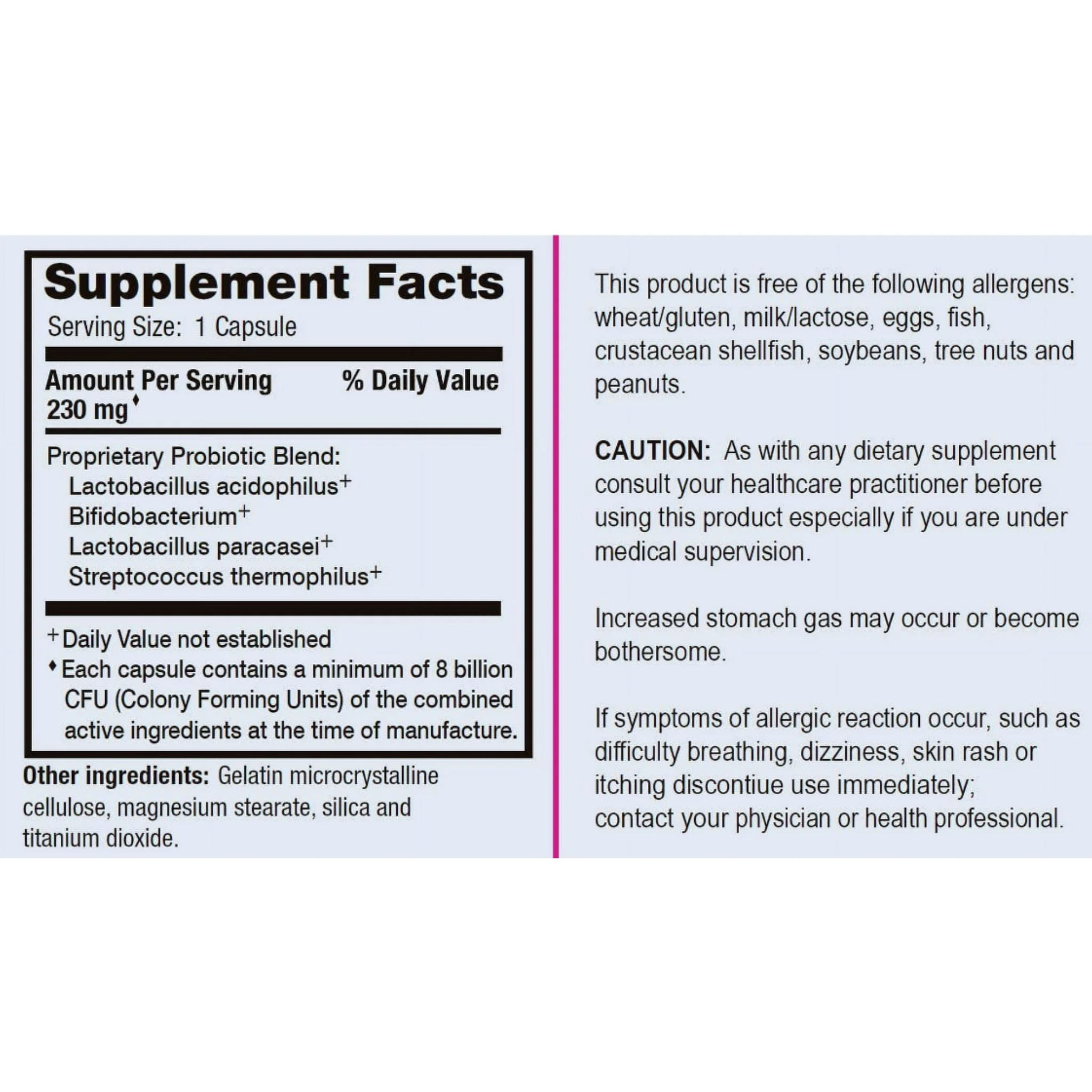 Risaquad Dietary Supplement Capsules, 230 mg, 30 capsules