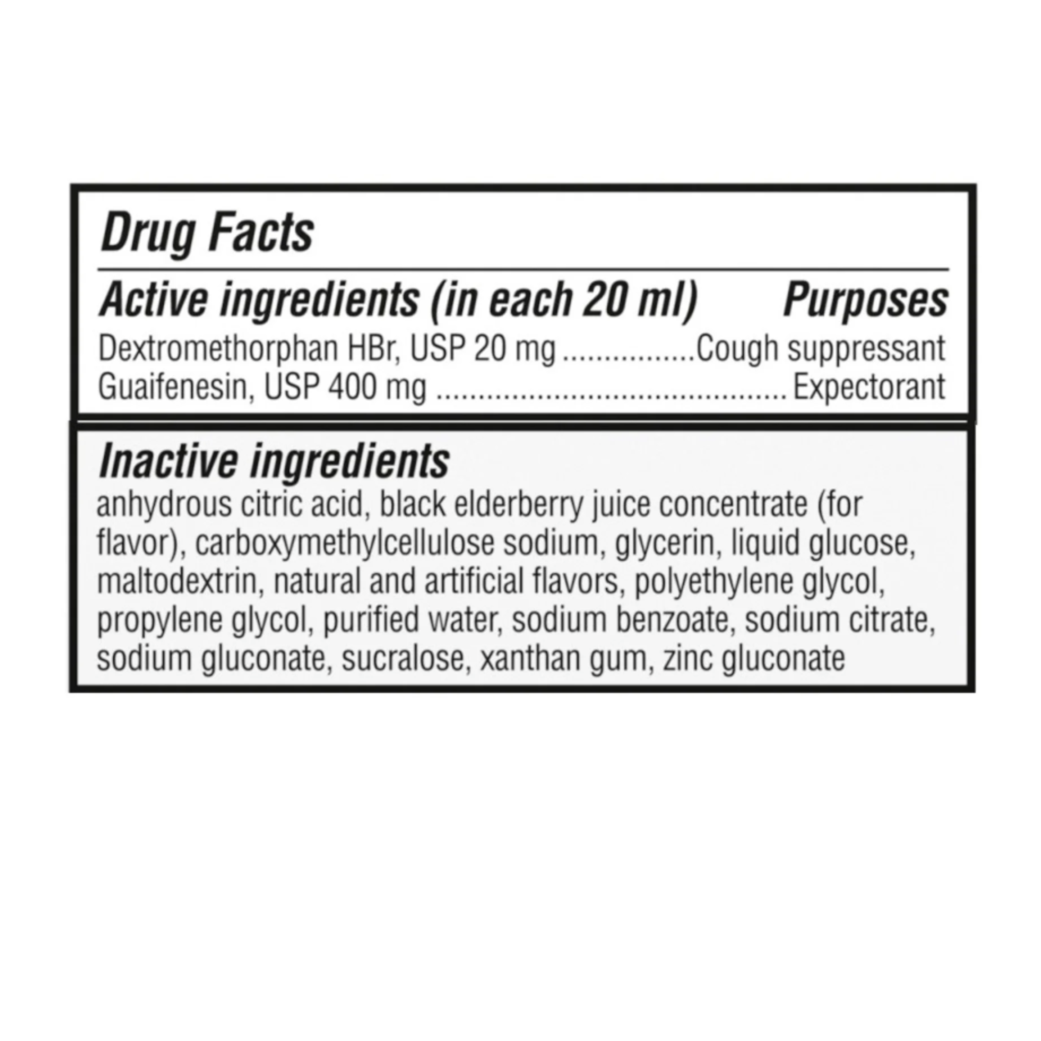 Robitussin Max Stregnth Cough Congestion DM and Cold Medicine, Elderberry, 8 Fl Oz - Pharmaful