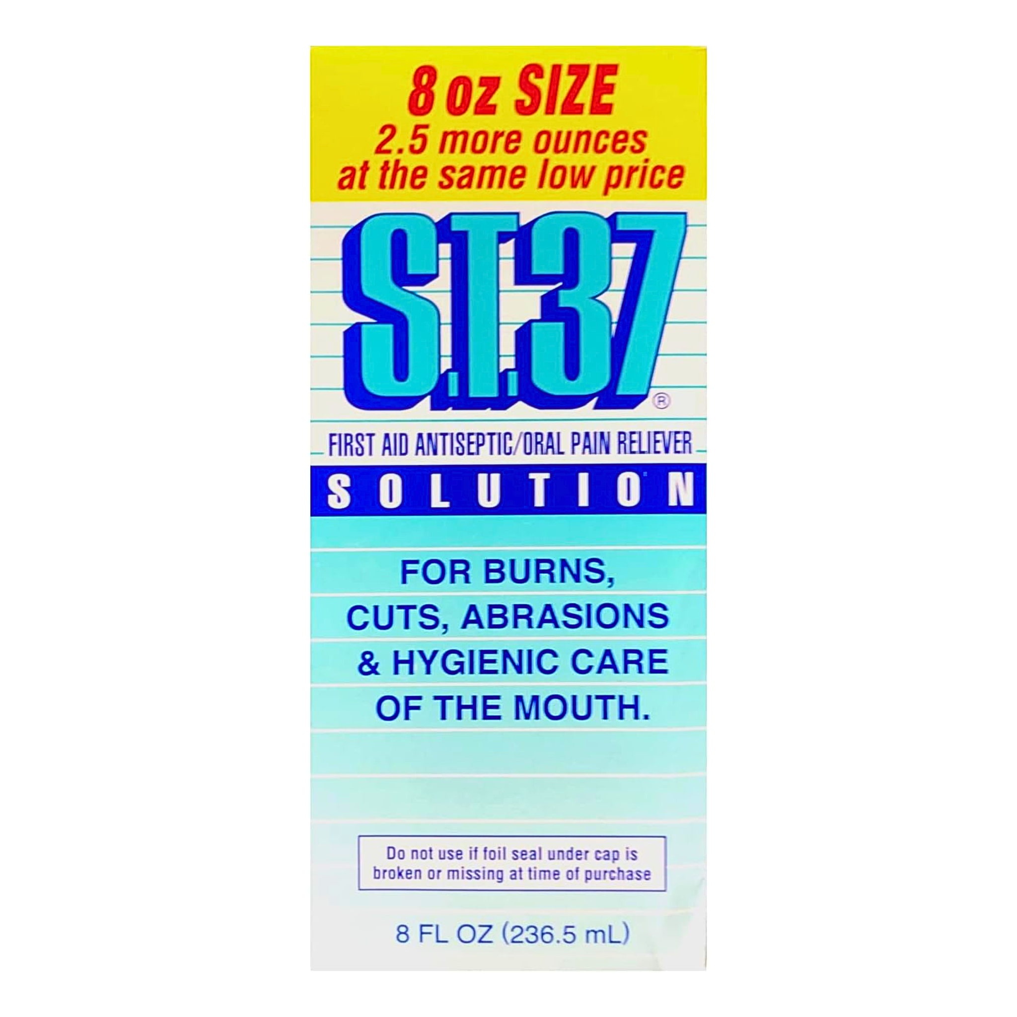 S.T.37, Oral Solution, Fast-Acting Relief for Oral Irritations, 8 oz