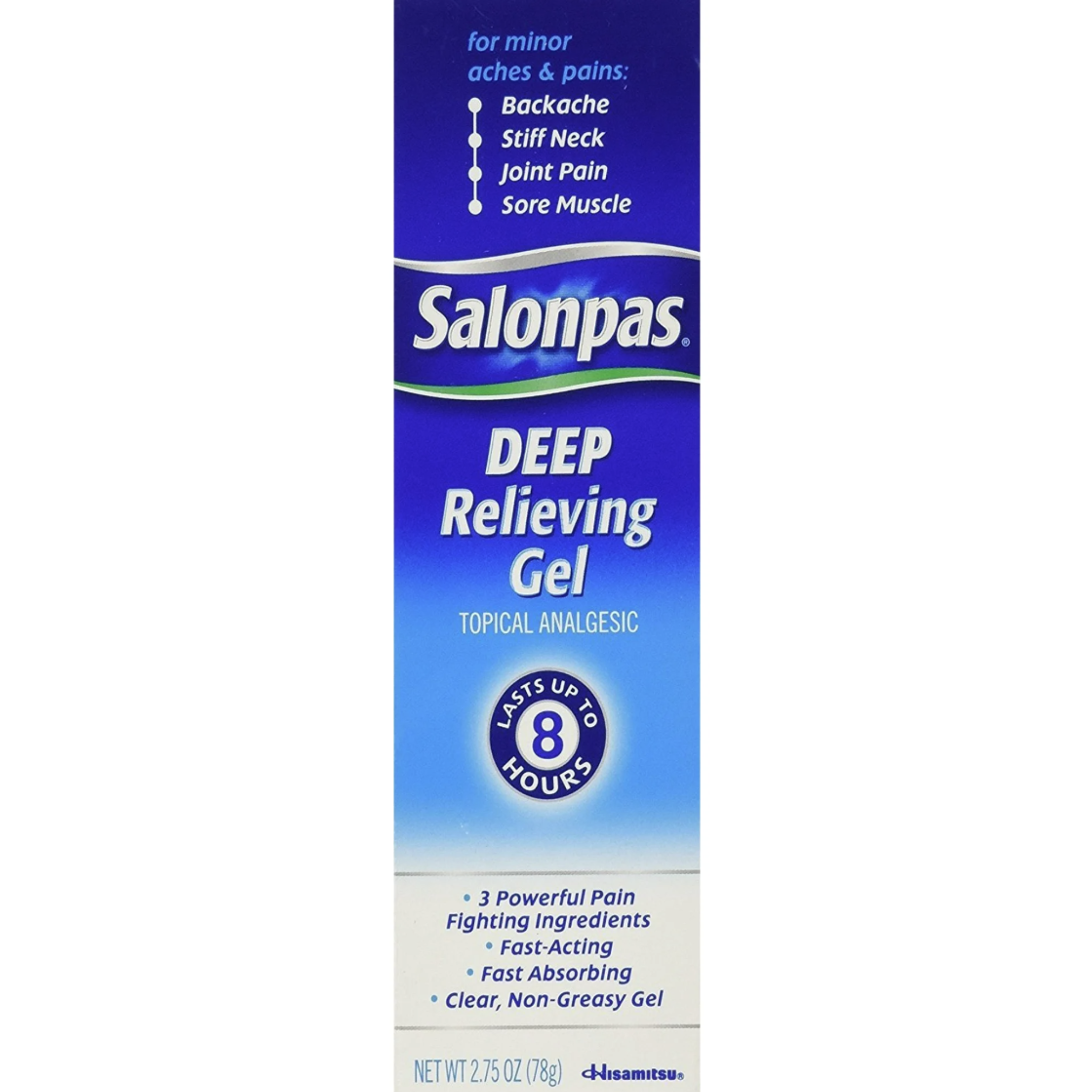 Salonpas Deep Relieving Gel Topical Analgesic, Bone & Joint Health, 2.75 oz - Pharmaful