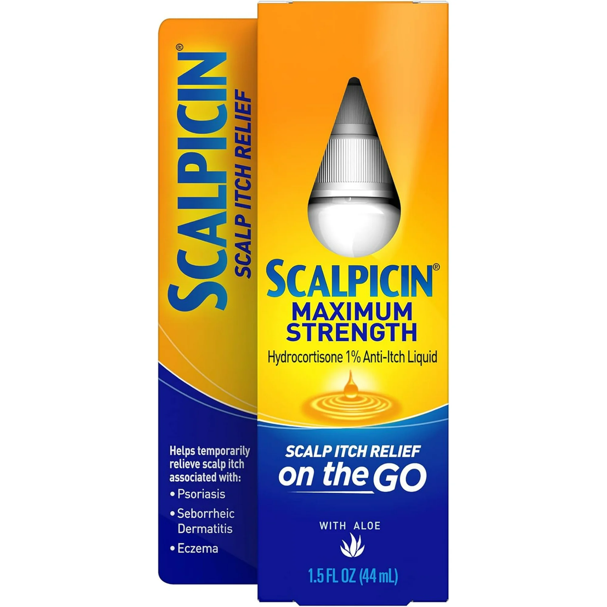 Scalpicin, Max Strength Scalp Itch Treatment, Fast-Acting Relief for Itchy Scalp, 1.5 oz