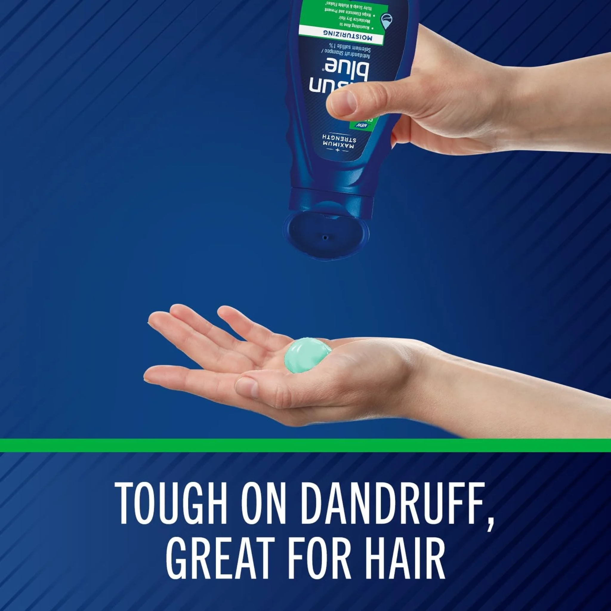 Selsun Blue, Moisturizing Anti-Dandruff Shampoo, Maximum Strength Scalp Treatment with Selenium Sulfide, 11 fl. oz
