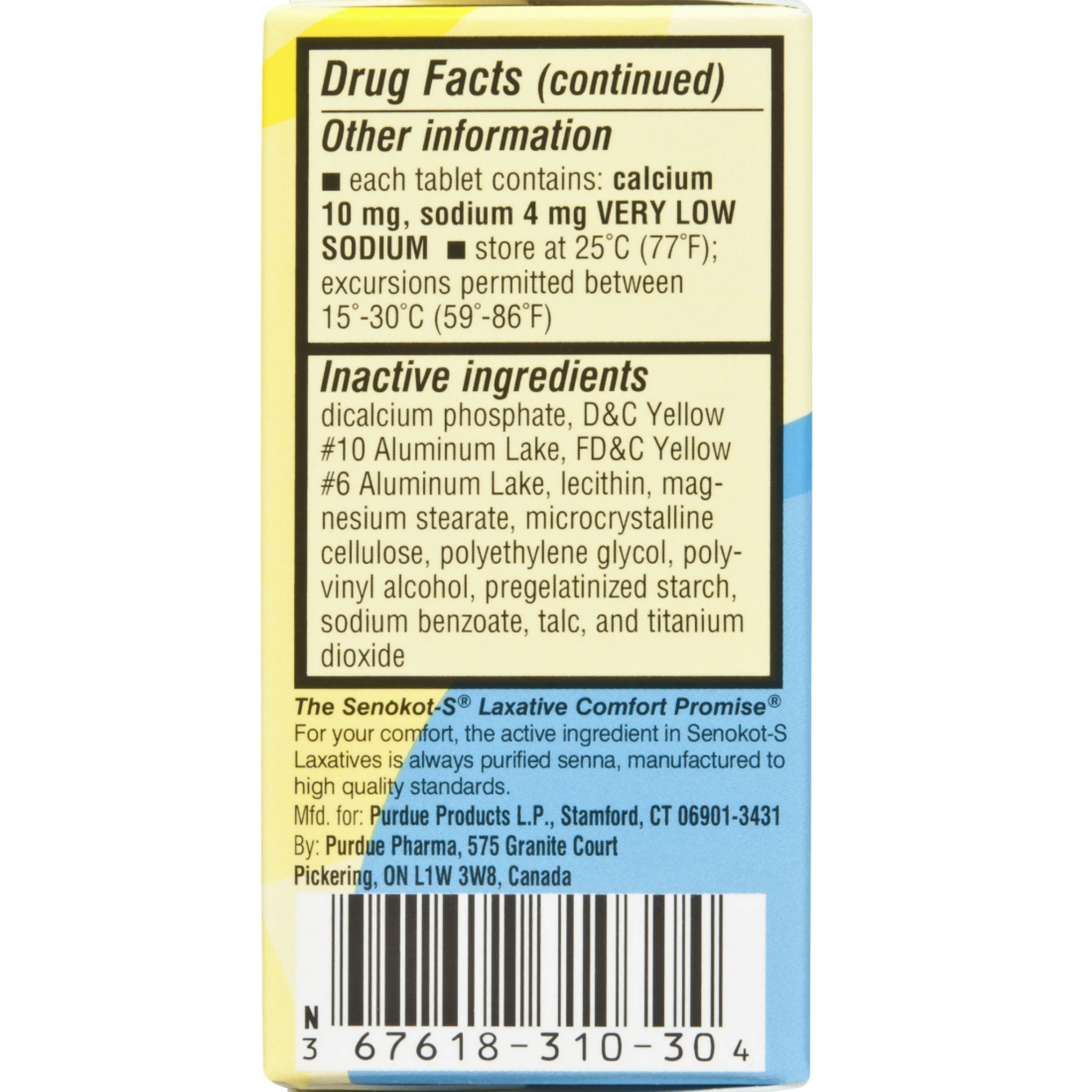 Senokot-S Dual Action Senna Plus Stool Softener Laxative Tablets, 30 Ct