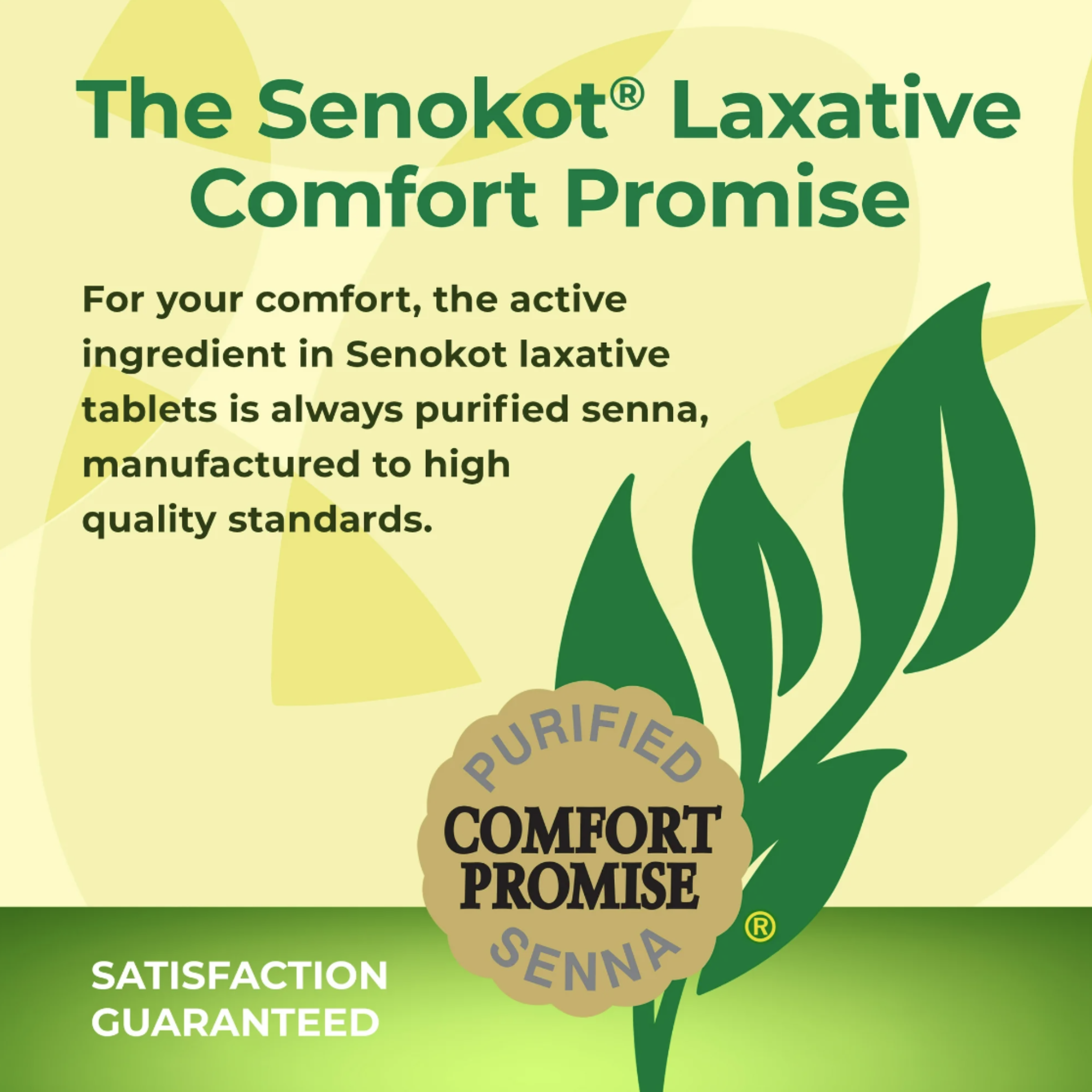 Senokot Regular Strength Senna Laxative Tablets, 20 Ct