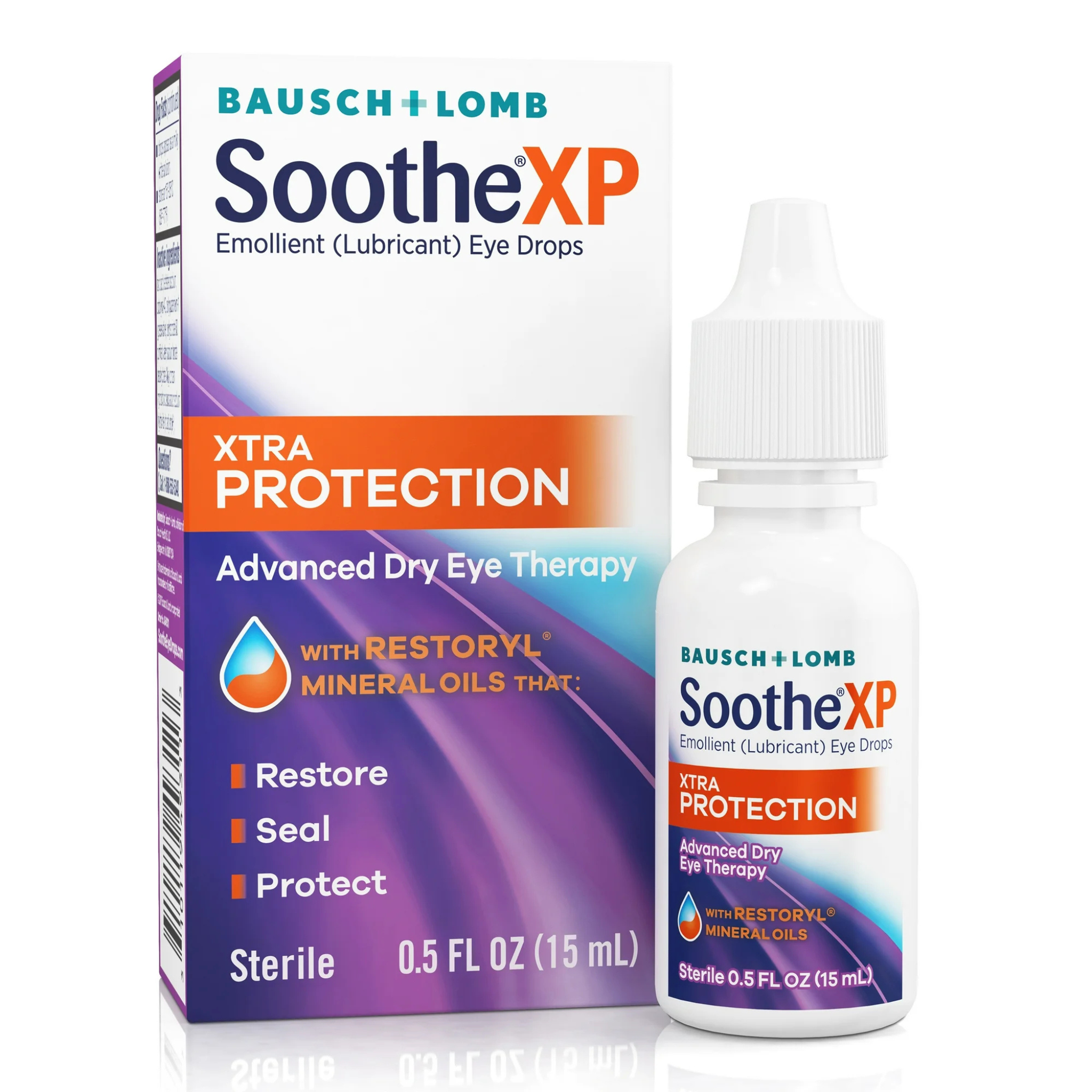 Soothe XP Eye Drops for Dry Eye Symptoms, Xtra Protection Lubricating Eye Drops – 0.5 FL OZ